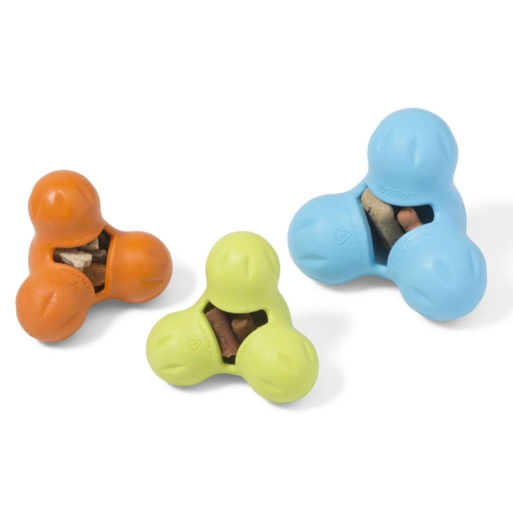mit Orange Hunde-Ballschleuder Zogoflex L West Hundespielzeug Paw Tux