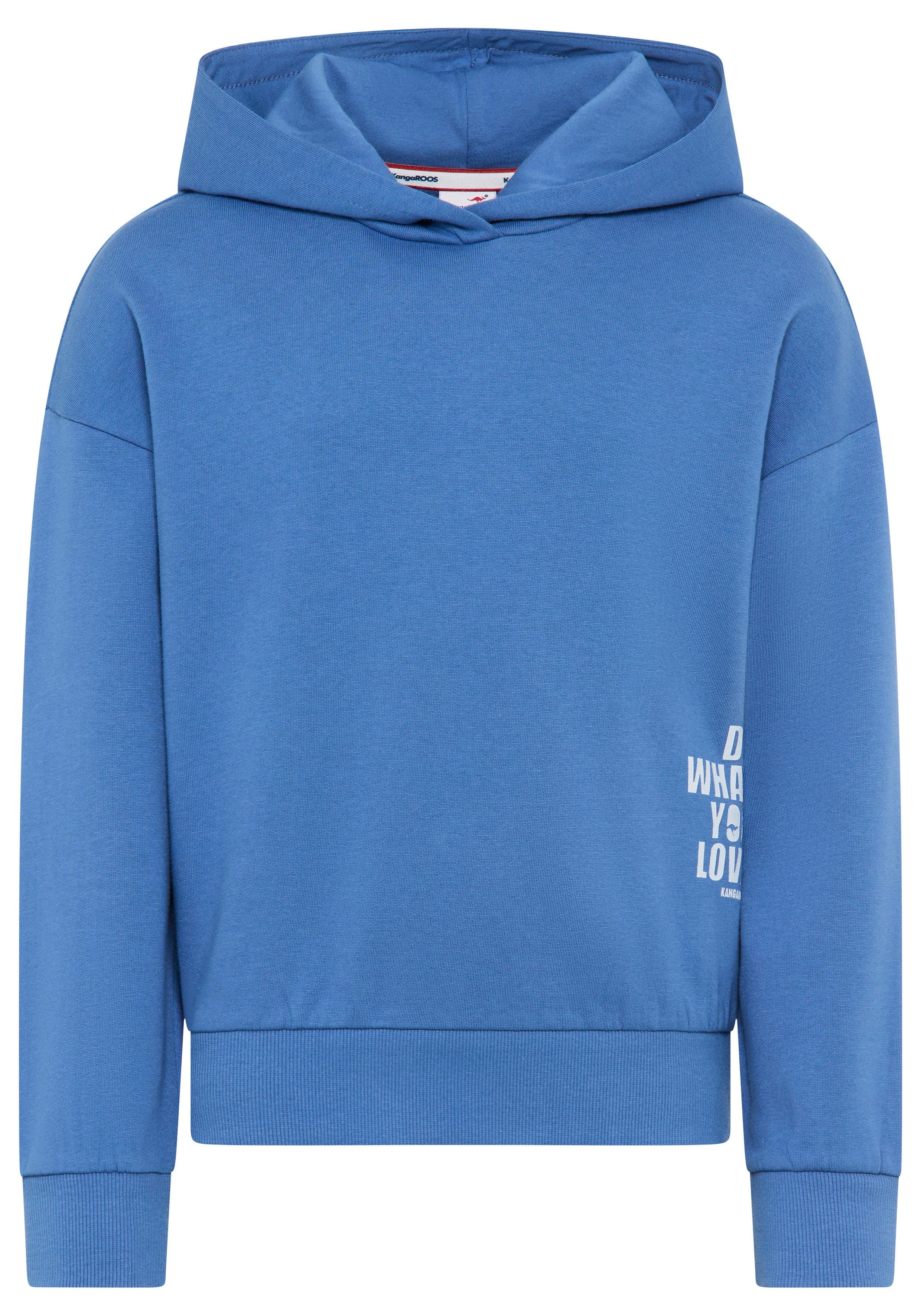 Kapuzensweatshirt Hoodie mit Rückenprint