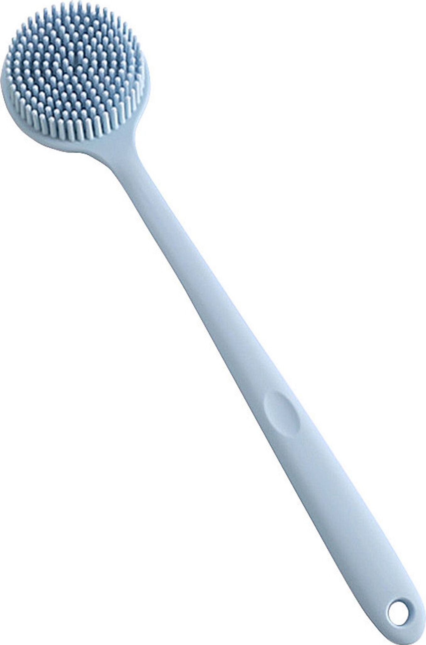 FELIXLEO Badebürste Silikon Duschbürste Badekörperbürste langer Griff BPA frei Blau