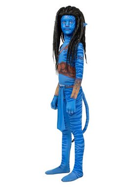 Maskworld Kostüm Blauer Stammeskrieger Kostüm für Jungen, Na'wie cool ist das denn?! Wasserblaues Filmkostüm im Stil des große
