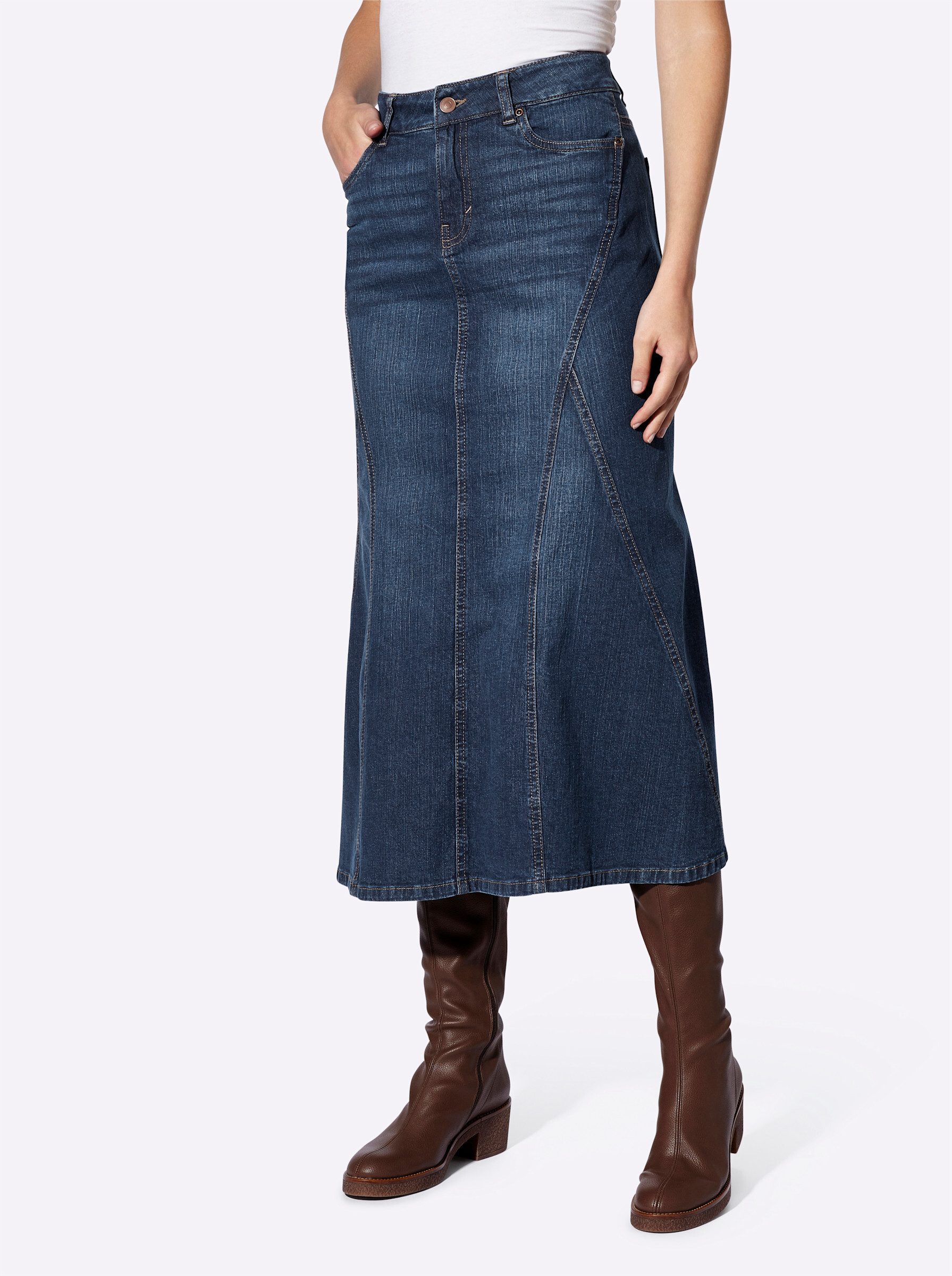 heine A-Linien-Rock Jeansrock . günstig online kaufen