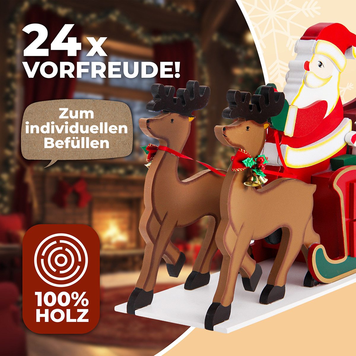 Spielwerk Adventskalender (24-tlg) – Bild 2 von 5