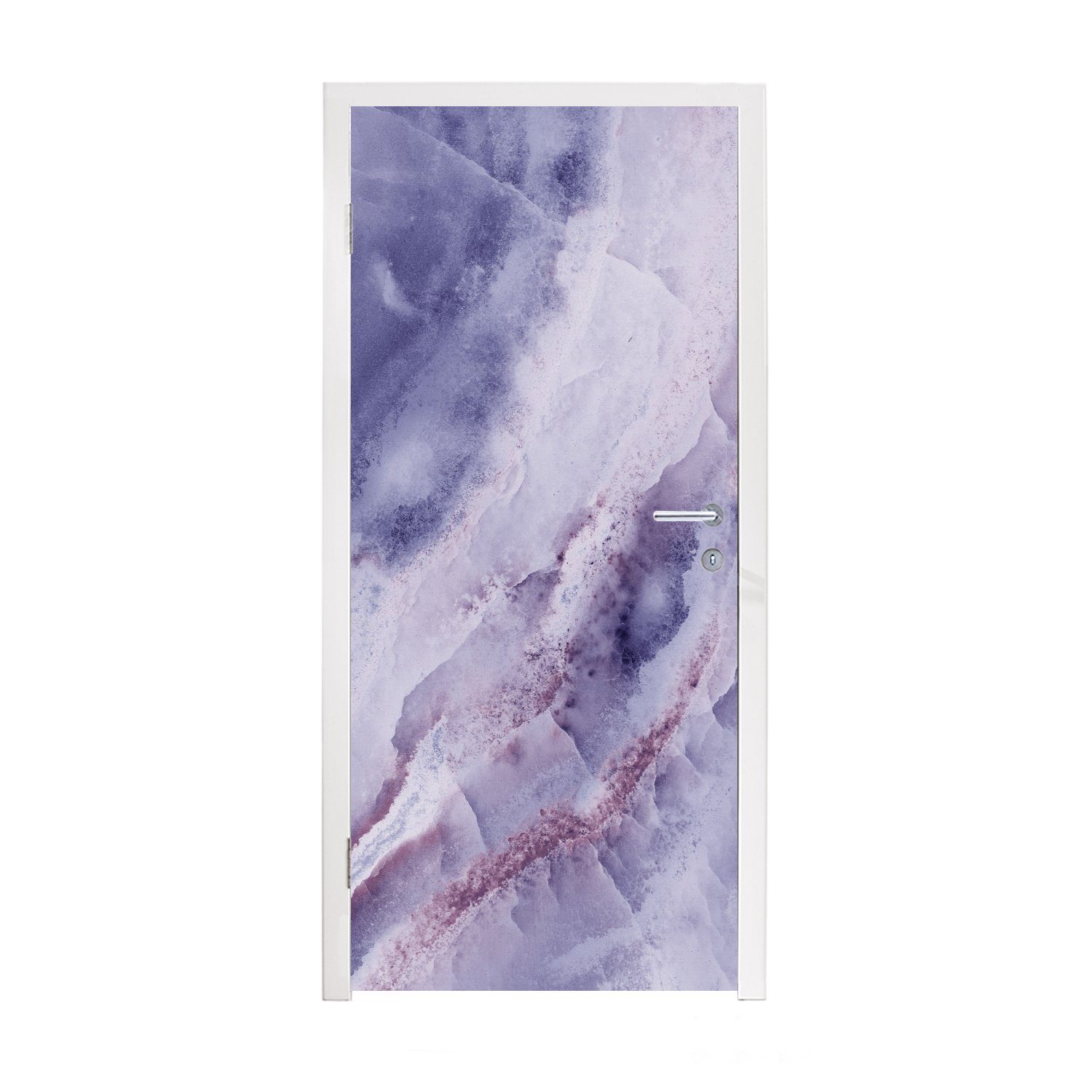 MuchoWow Türtapete Mineral - Edelstein - Chic, Matt, bedruckt, (1 St), Fototapete für Tür, Türaufkleber, 75x205 cm