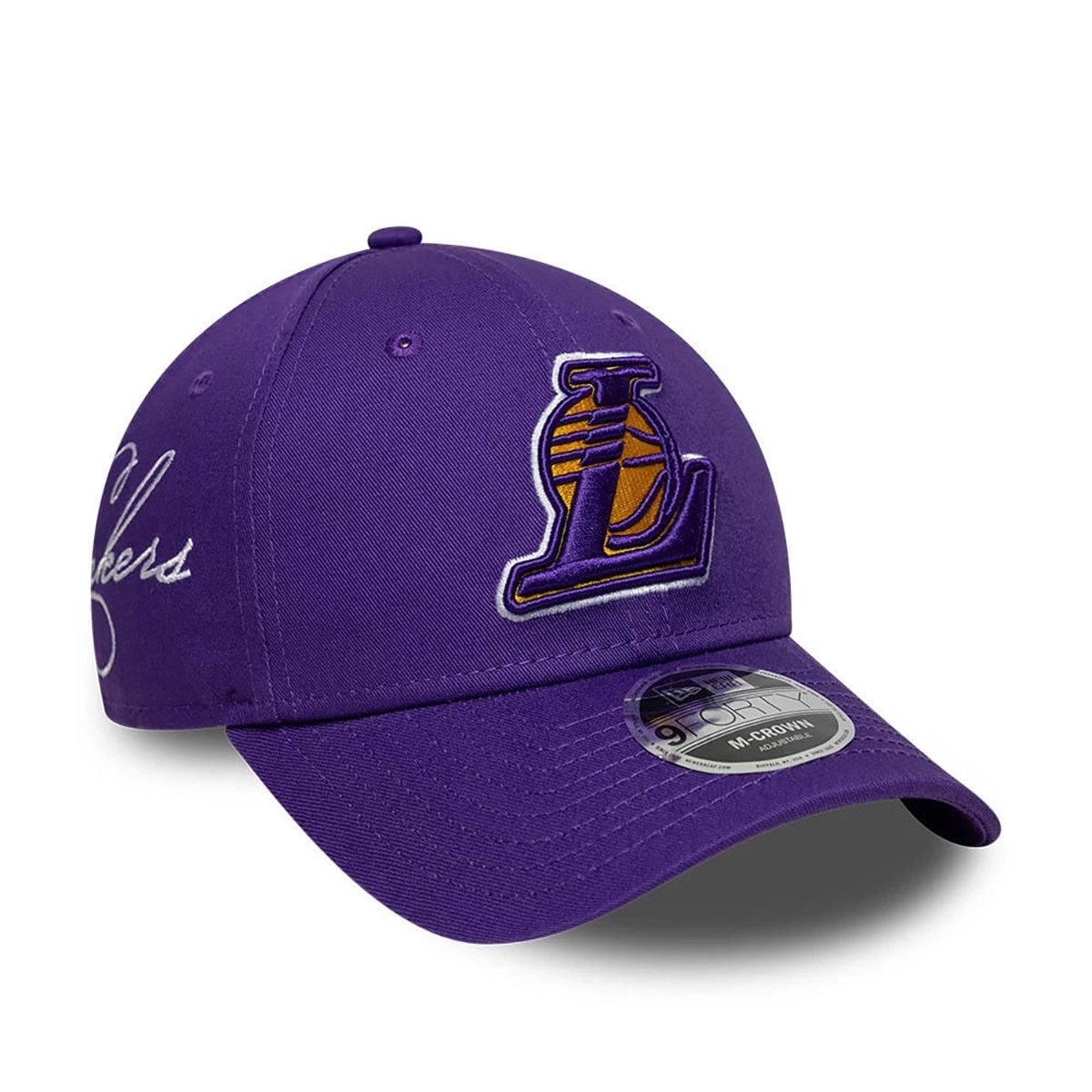 New Era Baseball Cap 9FORTY NBA Los Angeles Lakers Side Script (kein Set)