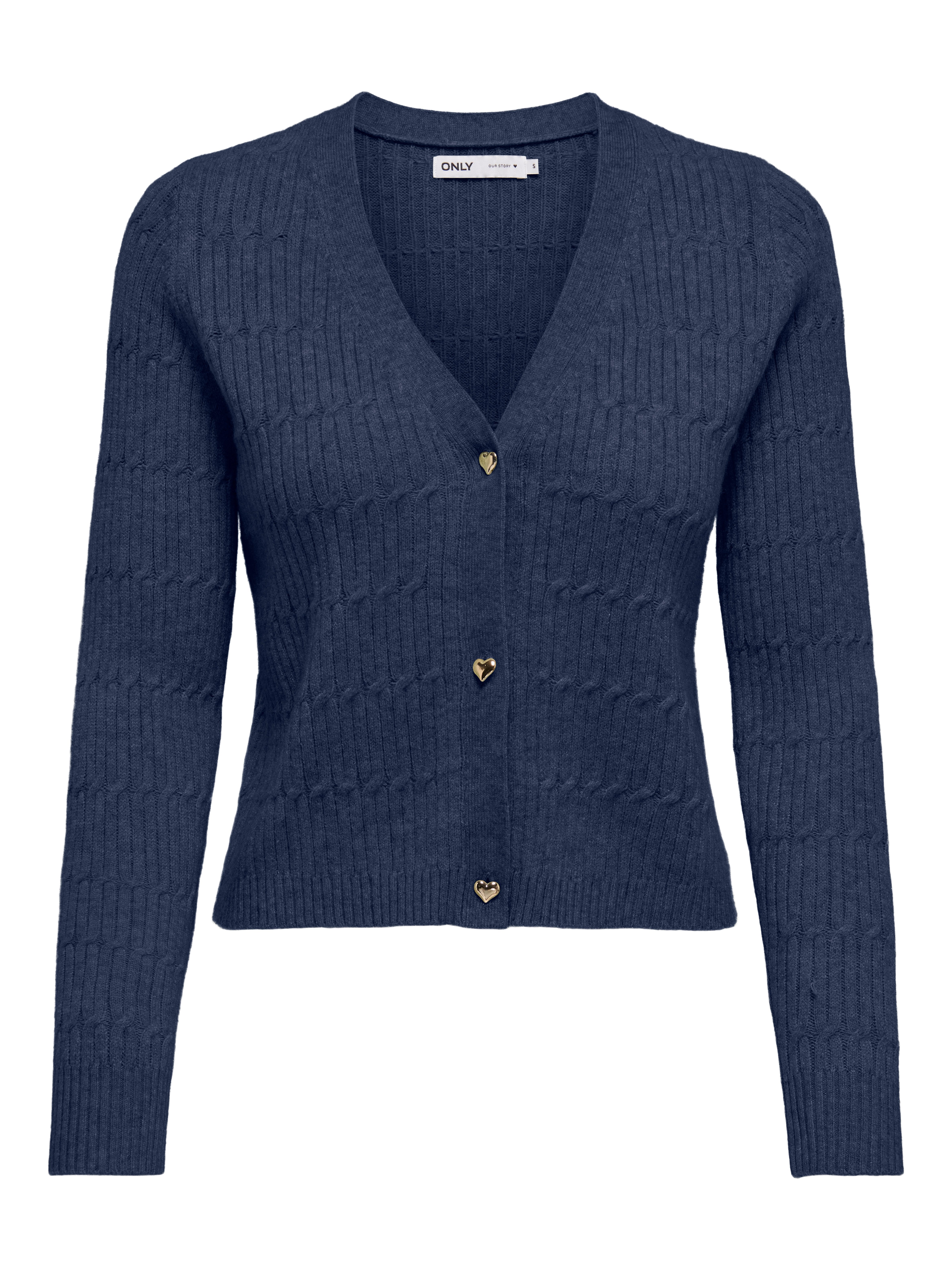 ONLY Strickjacke ONLKATIA LS CABLE V-NECK CARDIGAN CC KNT günstig online kaufen