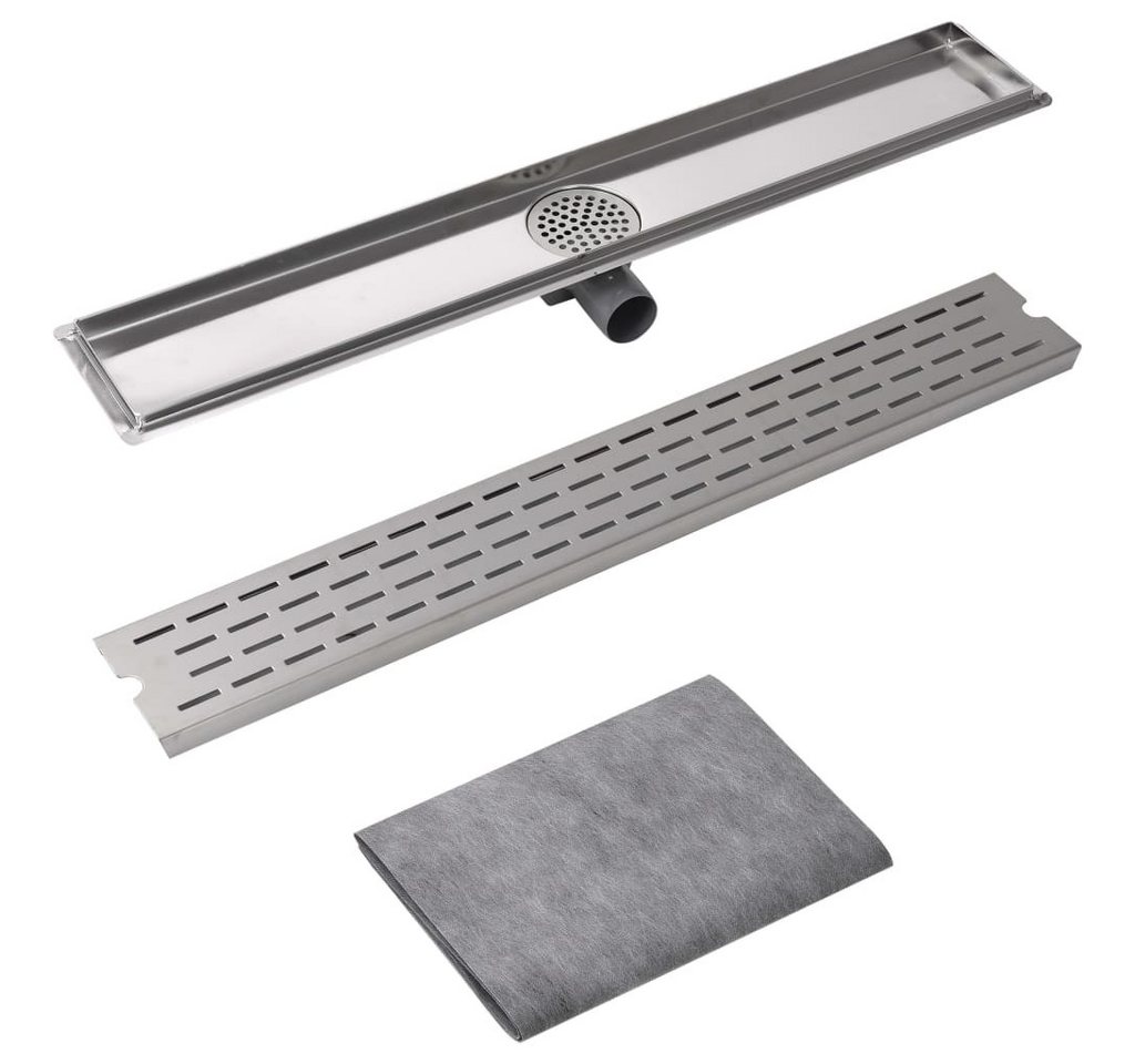 Thumbnail - vidaXL Duschrinne Duschrinne 830x140 mm Edelstahl Linien-Design