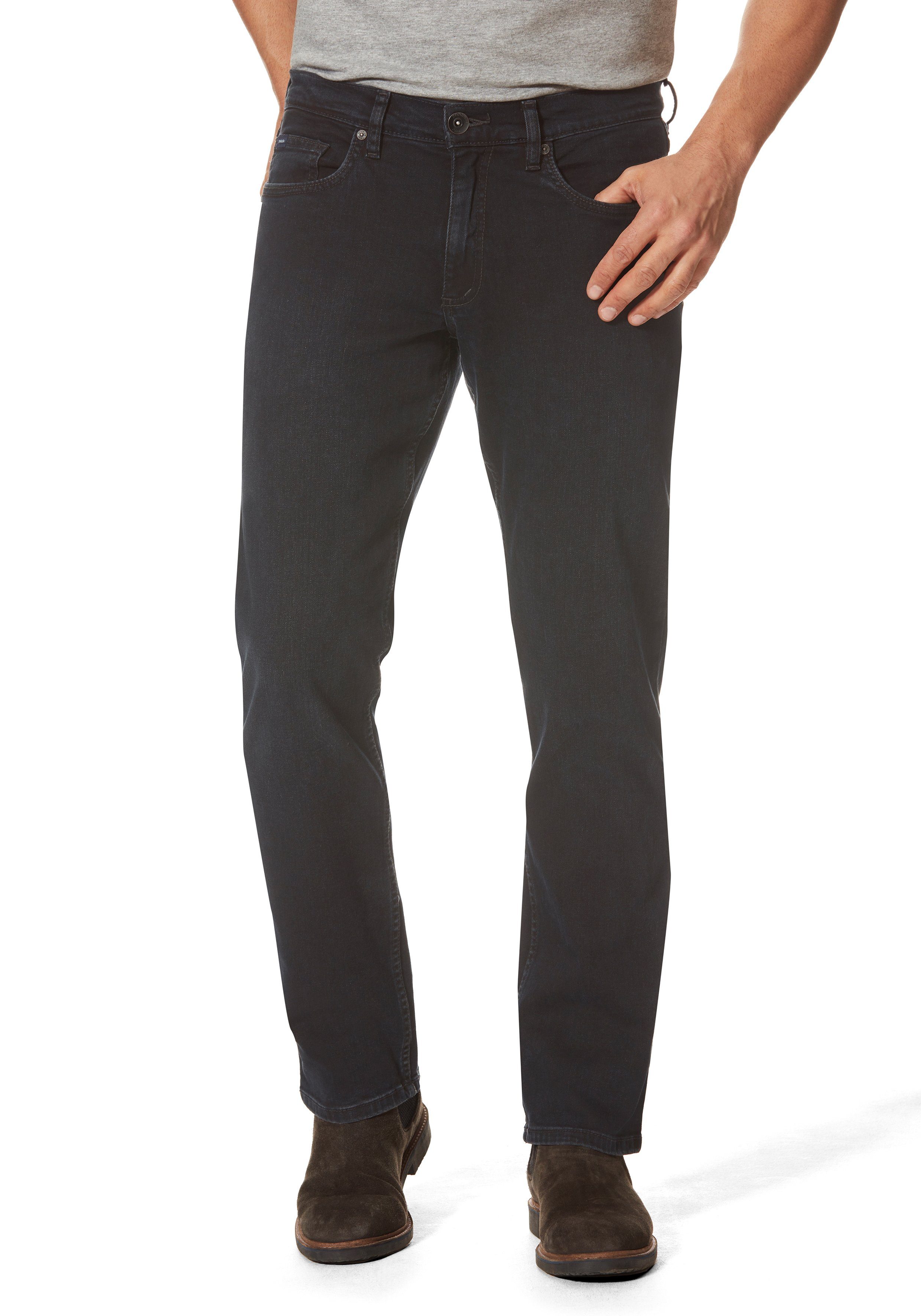 Stooker Men Straight-Jeans Frisco Herren Stretch Jeans - verschiedene Farben DEEP BLUE BLACK