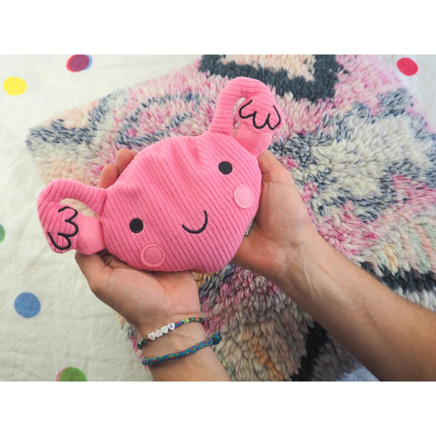 bitten Wärmekissen Gebärmutter Körnerkissen