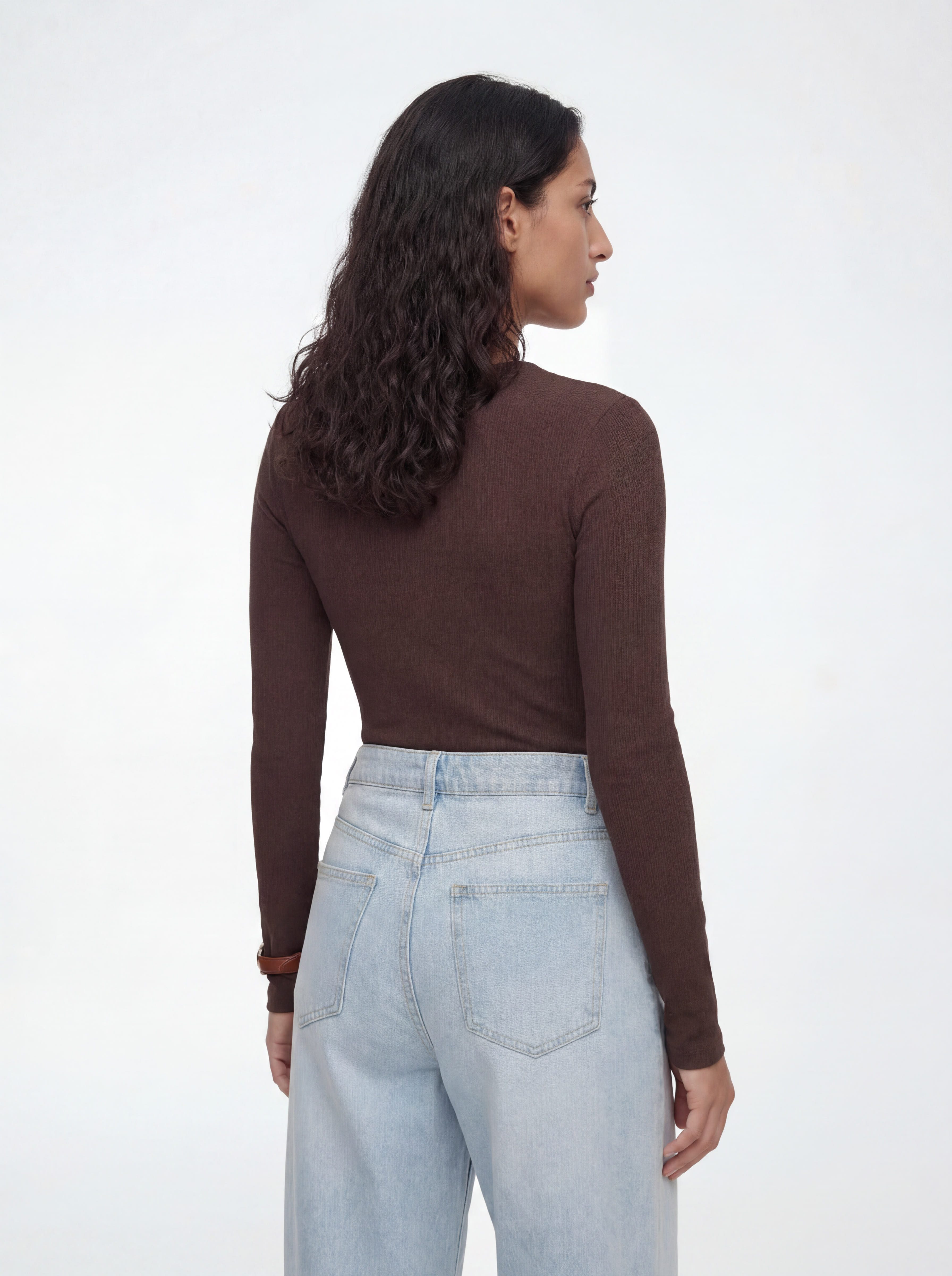 LeGer Longsleeve Cinzia, LeGer by Lena Gercke Rundhals, schmale Passform
