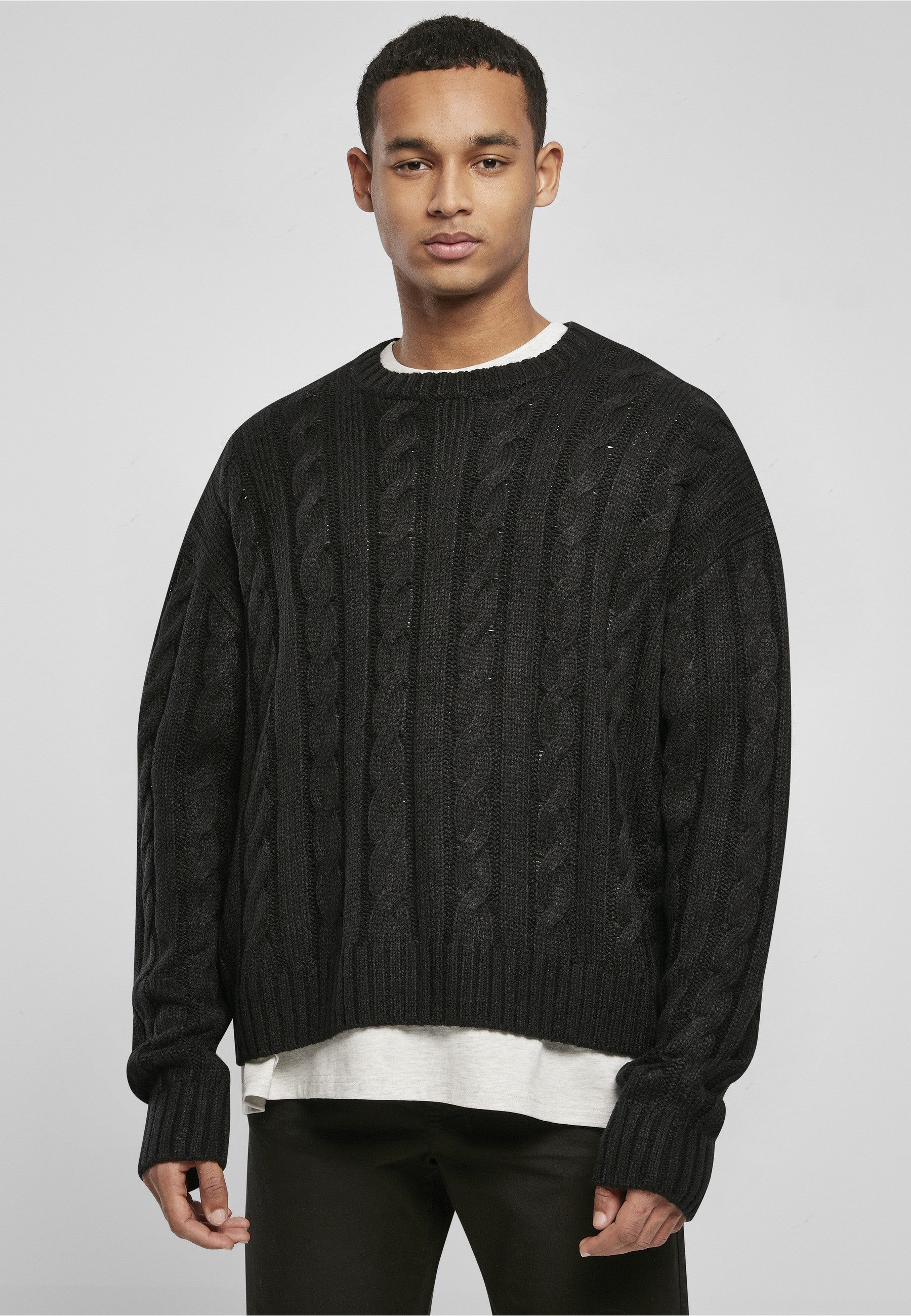 URBAN CLASSICS Sweater Urban Classics Herren Boxy Sweater (1-tlg)