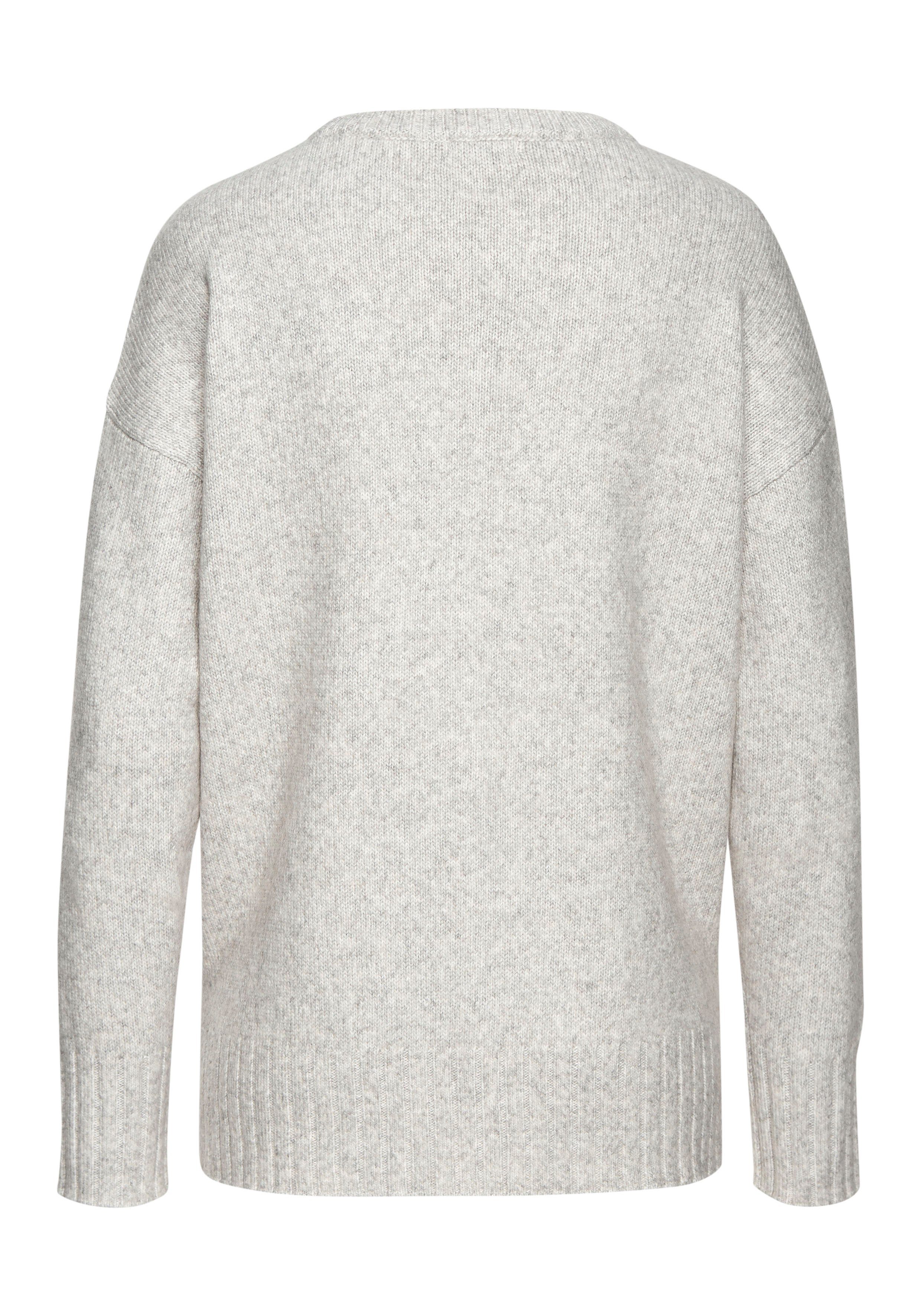 LASCANA Rundhalspullover aus supersofter Strickqualität, Basic
