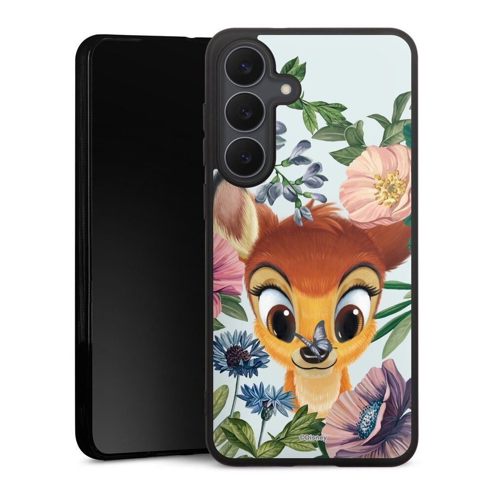 DeinDesign Handyhülle Disney Blumen Bambi Bloomy Bambi, Samsung Galaxy S25 FE Silikon Hülle Premium Case Handy Schutzhülle