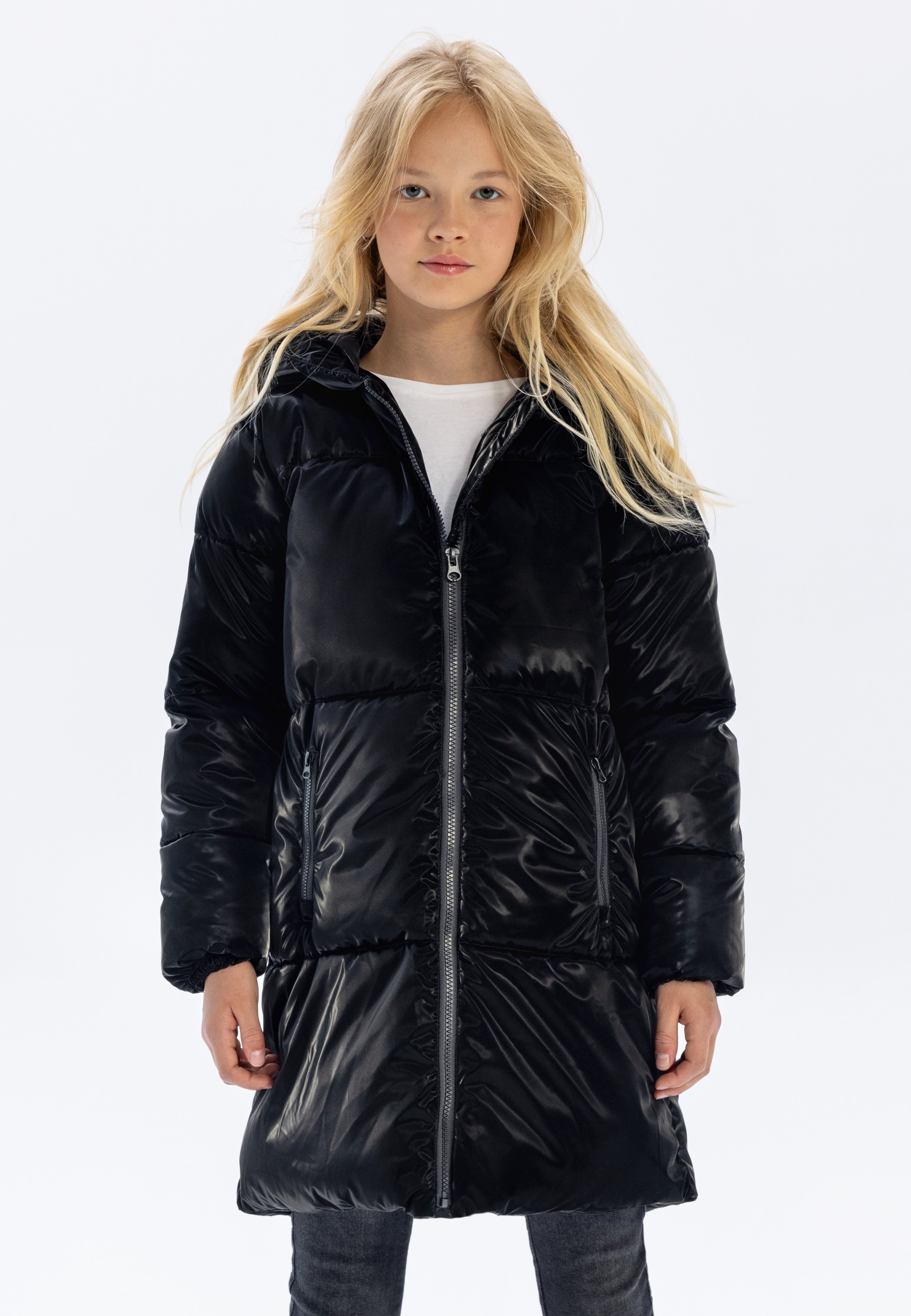 MINOTI Winterjacke Gefütterte, längere Jacke (2y-14y)