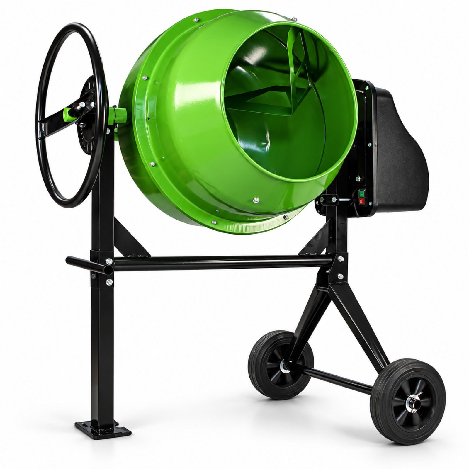 TRUTZHOLM Betonmischer 140 Liter 550 W 30 U/Min Zementmischer für Beton, Mörtel, Gips, (Artikel, 1 St), stabil