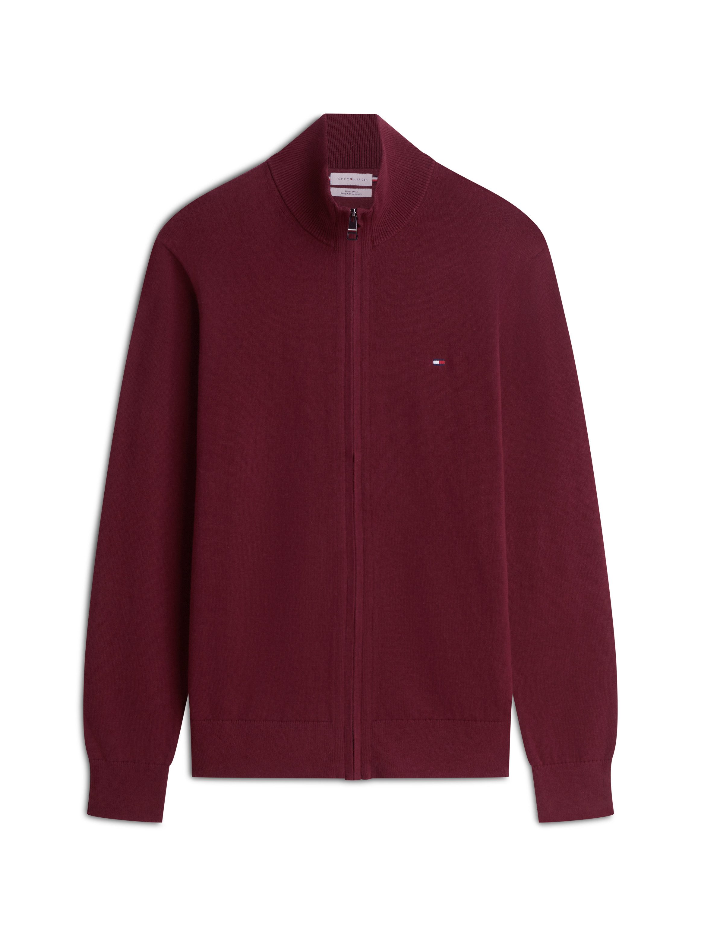 Tommy Hilfiger Cardigan PIMA ORG CTN CASHMERE ZIP THRU – Bild 5 von 5