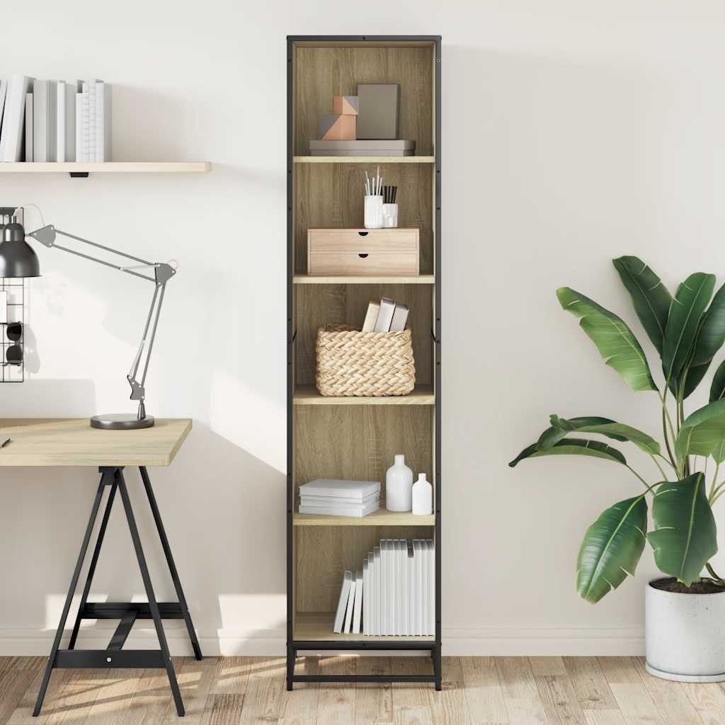 vidaXL Bücherregal Bücherregal Sonoma-Eiche 40x35x170,5 cm günstig online kaufen