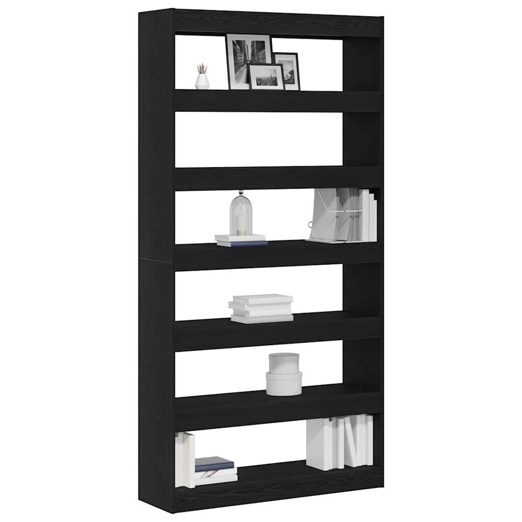 vidaXL Bücherregal Bücherregal Schwarz Holzwerkstoff günstig online kaufen