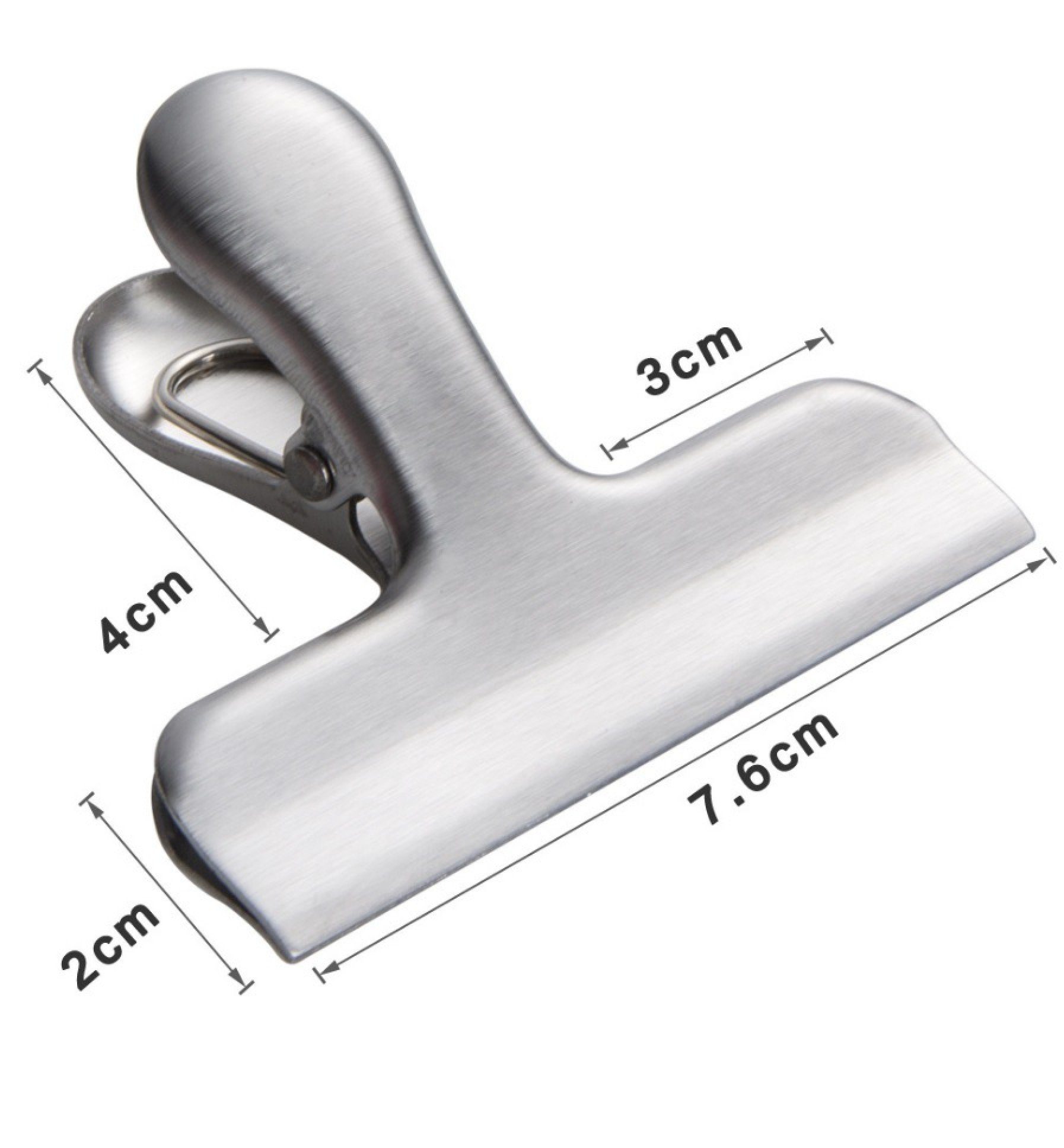 BAYLI Verschlussklammer 5 Stück große Verschlussclips Metall, 76mm Tüten Clips, Brief Klamme – Bild 2 von 4