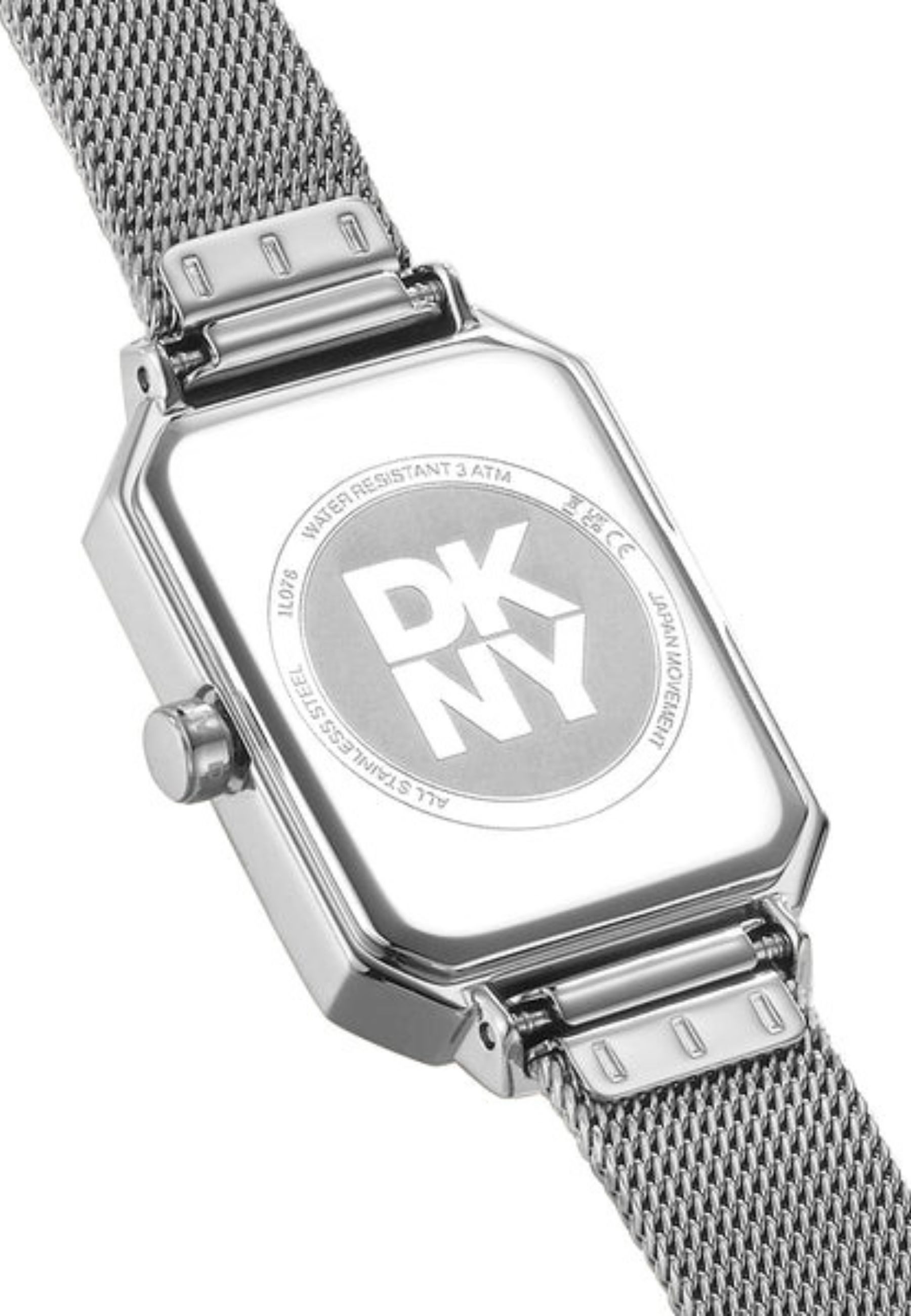 DKNY Automatikuhr Uptown Midi - Silber, (Set)