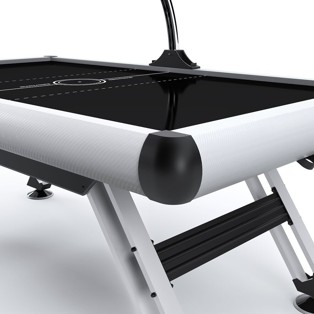 Airhockey-Tisch Overhead-Zählwerk Air-Hockeytisch inkl. Black 7ft Soundausgaben Sportime und Hawk, Spielzeitanzeige