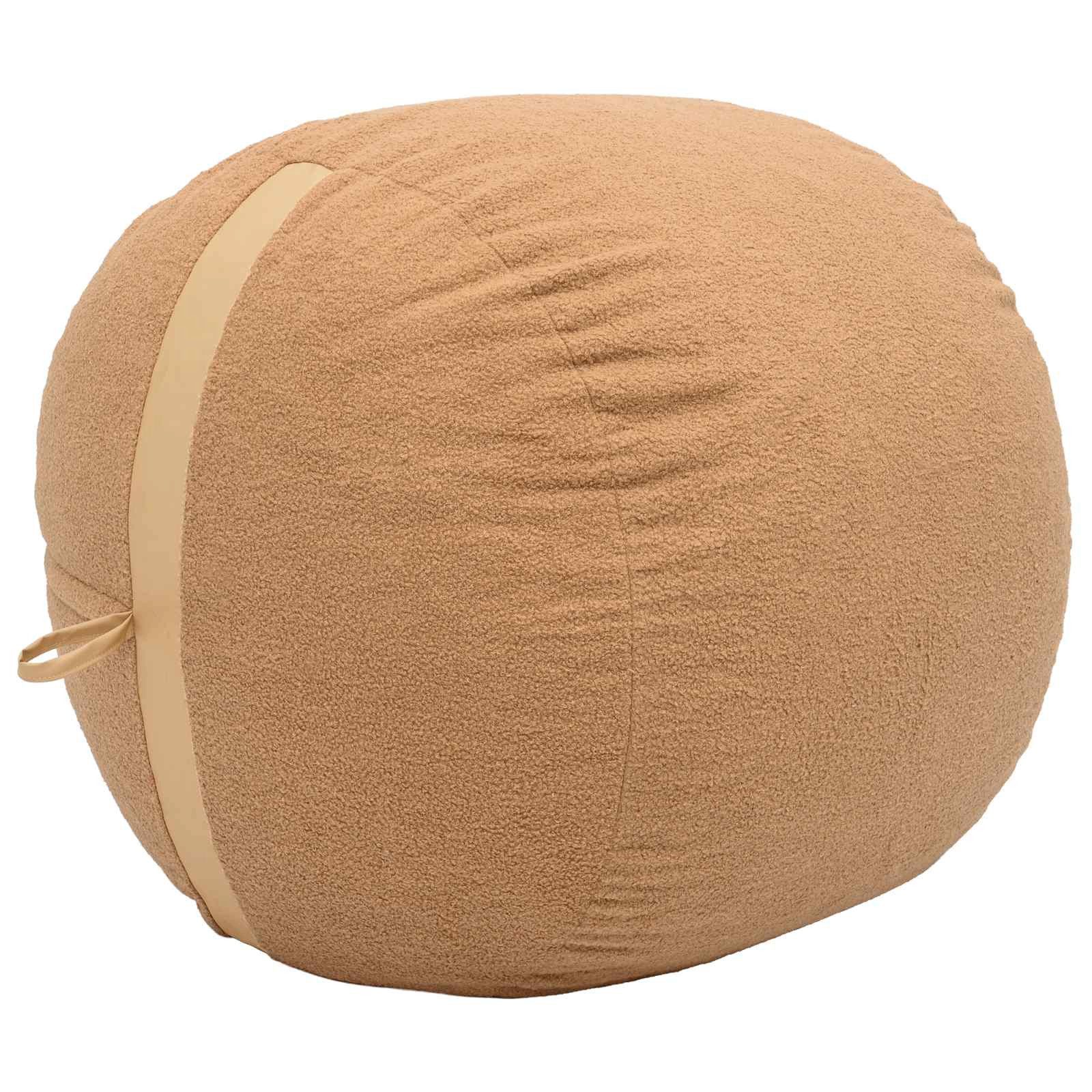 vidaXL Sitzsack Sitzsack Stuhl Beige 95 x 93 x 71 cm Sherpa (1 St)