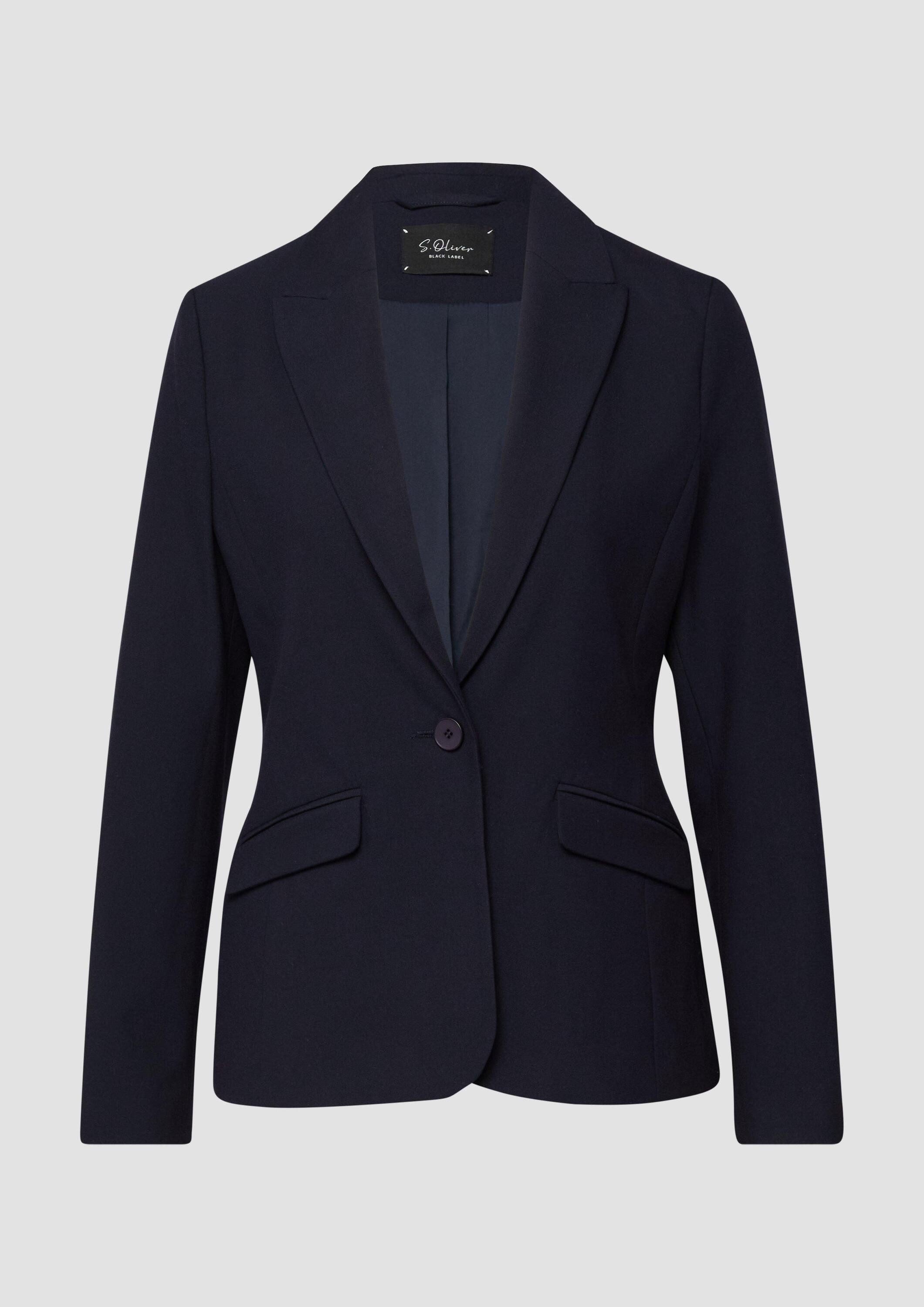 s.Oliver Jackenblazer Indoor-Blazer Viskosemix-Blazer im Slim Fit