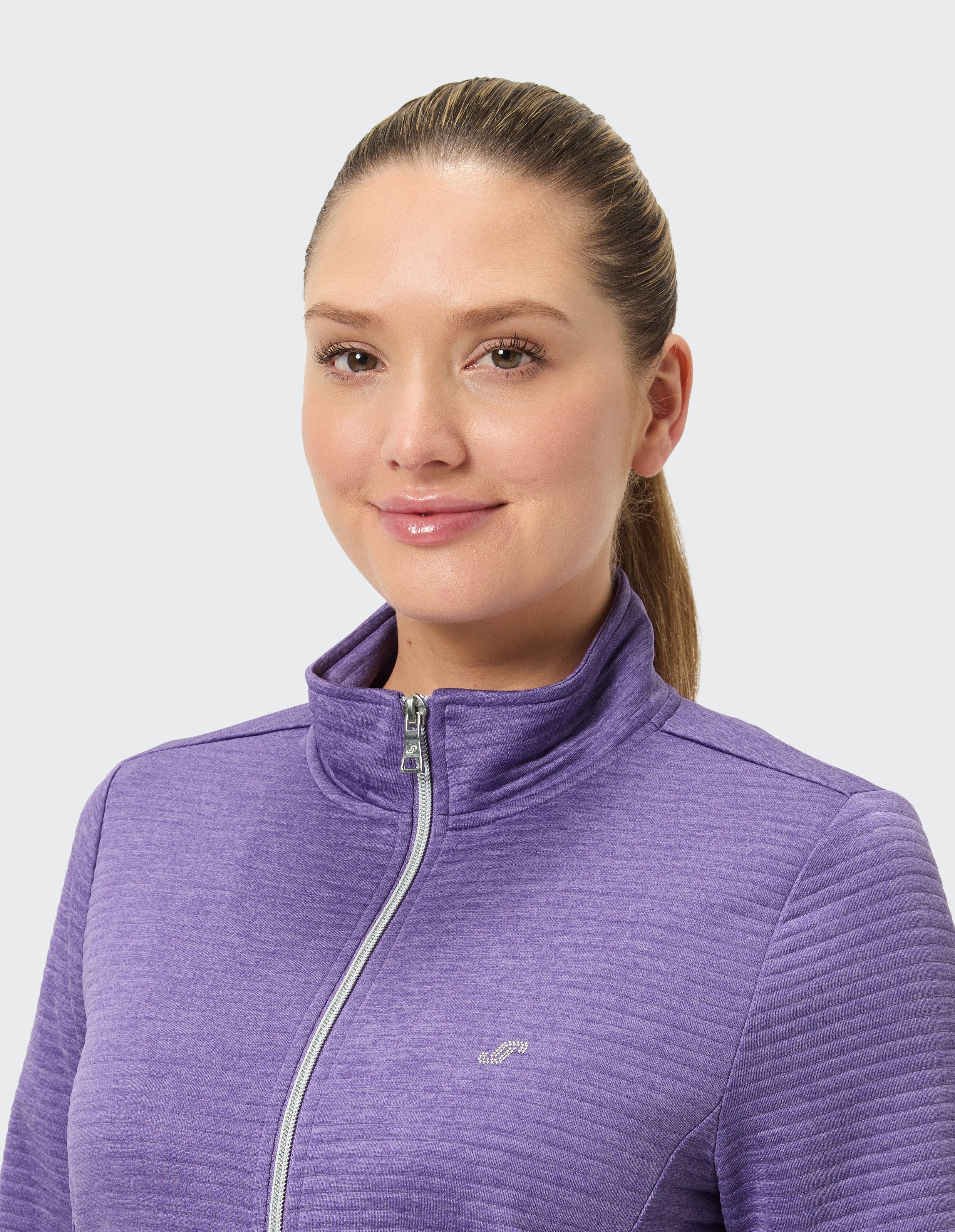 Joy Sportswear Trainingsjacke D SWEATJACKE PEGGY sportlicher Stil, mit Reißverschluss, gerader Abschluss, aus Polyester