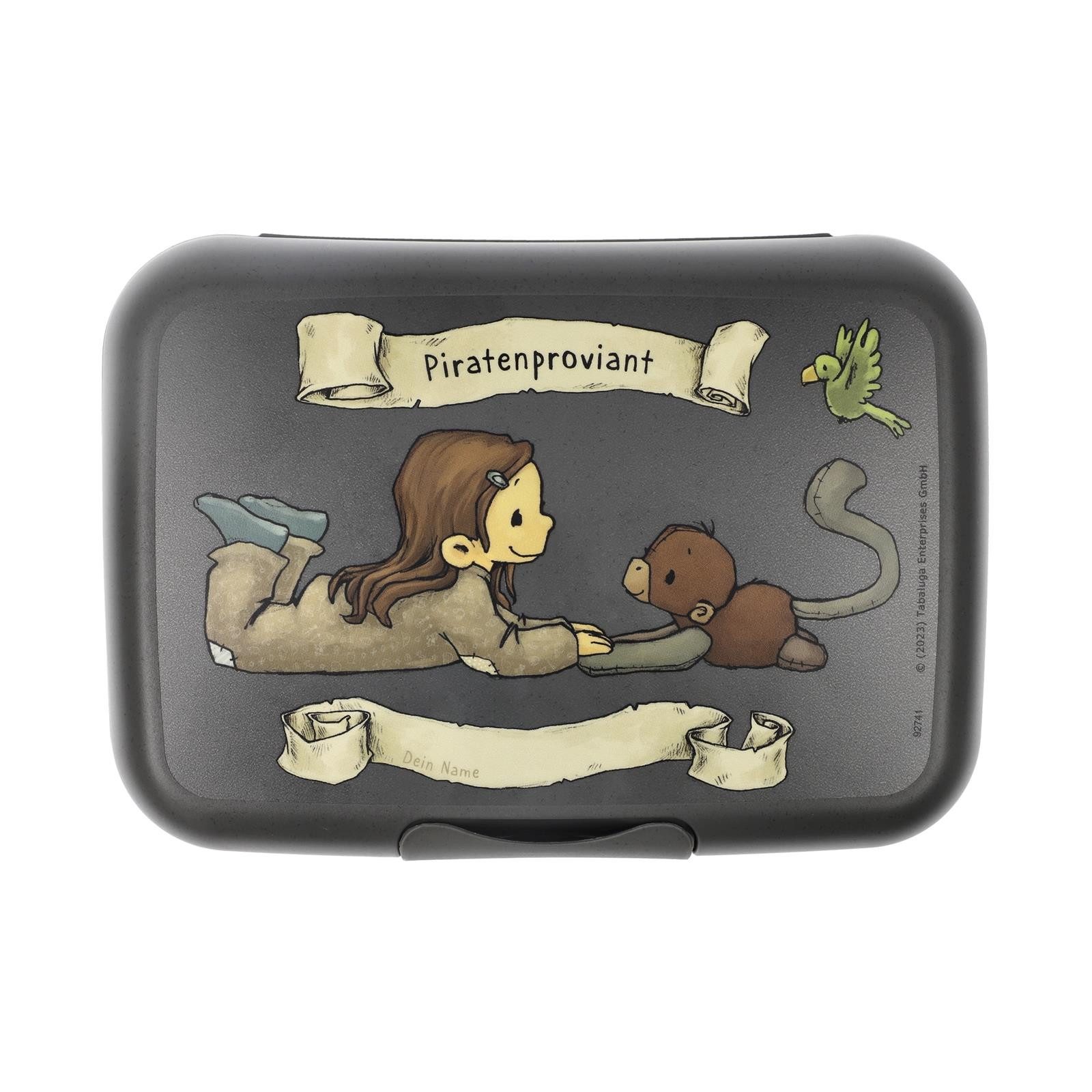 Goebel Lunchbox Anouk Piratenproviant Lunchbox 18 x 13 x 6,5 cm, Kunststoff, (1-tlg), Handwäsche wird empfohlen