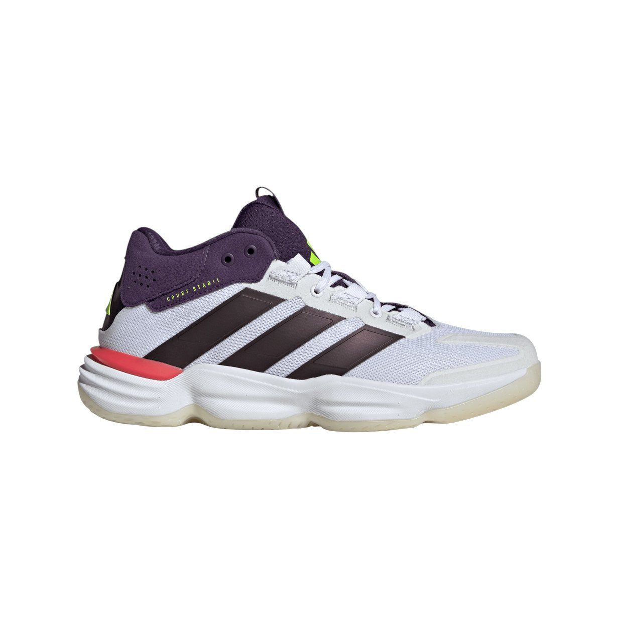 adidas Performance Hallen-Indoorschuhe Courtstabil (Basketball) weiss/viole günstig online kaufen