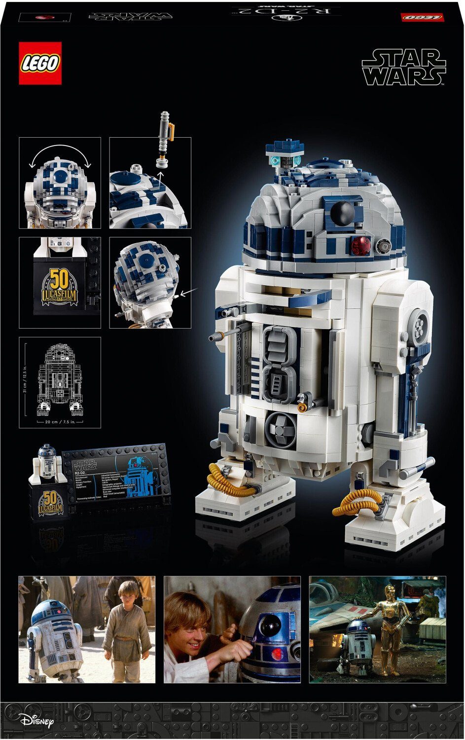 LEGO® Star Wars - R2-D2 LEGO 75308 R2D2 Konstruktions-Spielset, (2147 St) günstig online kaufen
