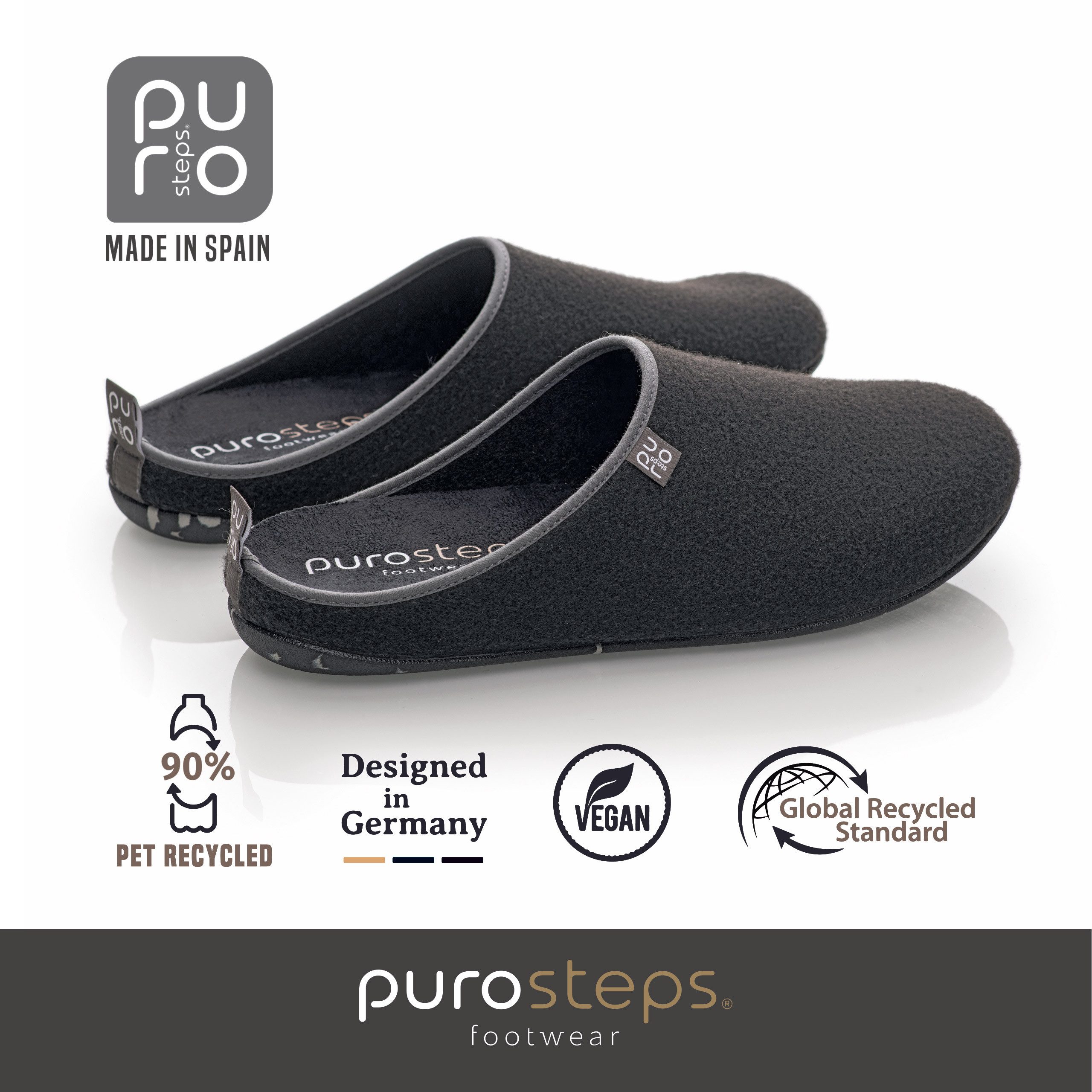 purosteps Fieltro-Eco Hausschuh