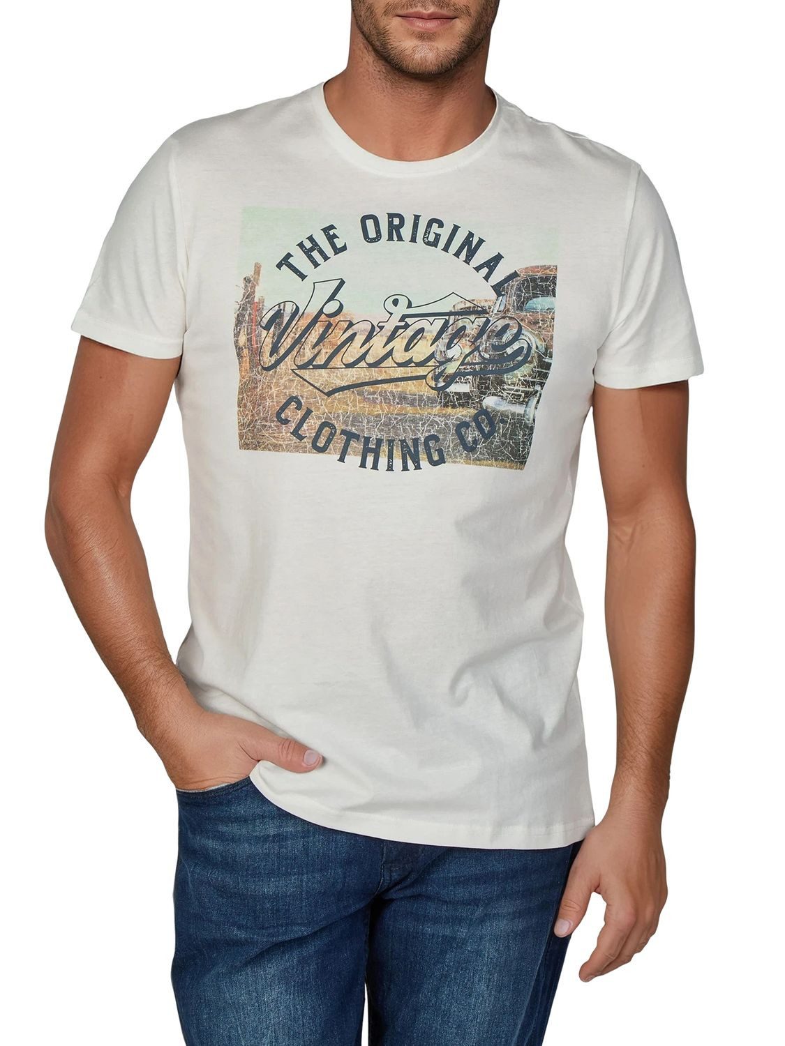 riverso T-Shirt Herren Fotoprintshirt RIVLukas Regular Fit (4-tlg) Kurzarm günstig online kaufen