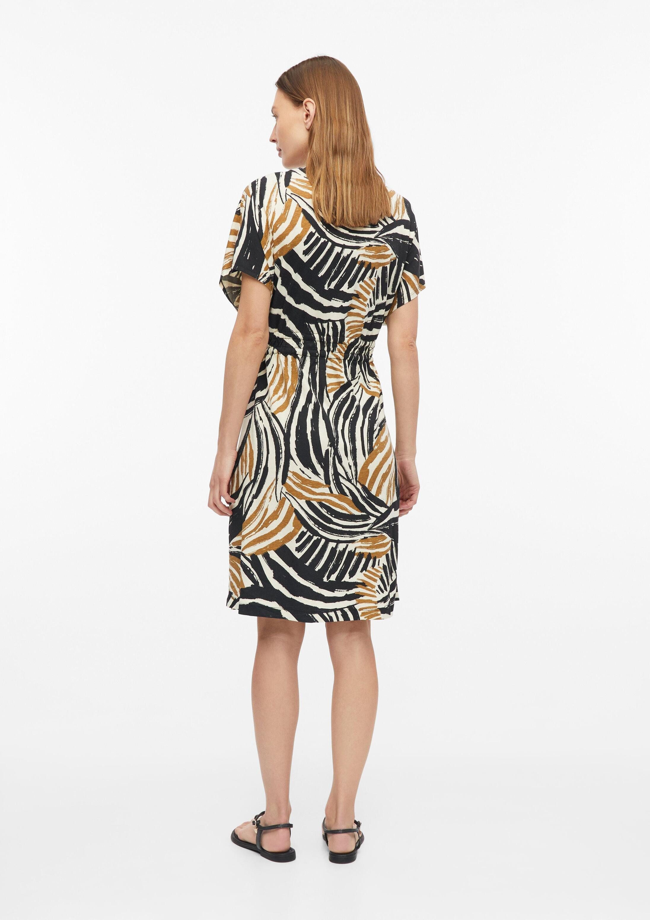 s.Oliver Minikleid Kleid Jersey-Kleid mit Tunnelzug