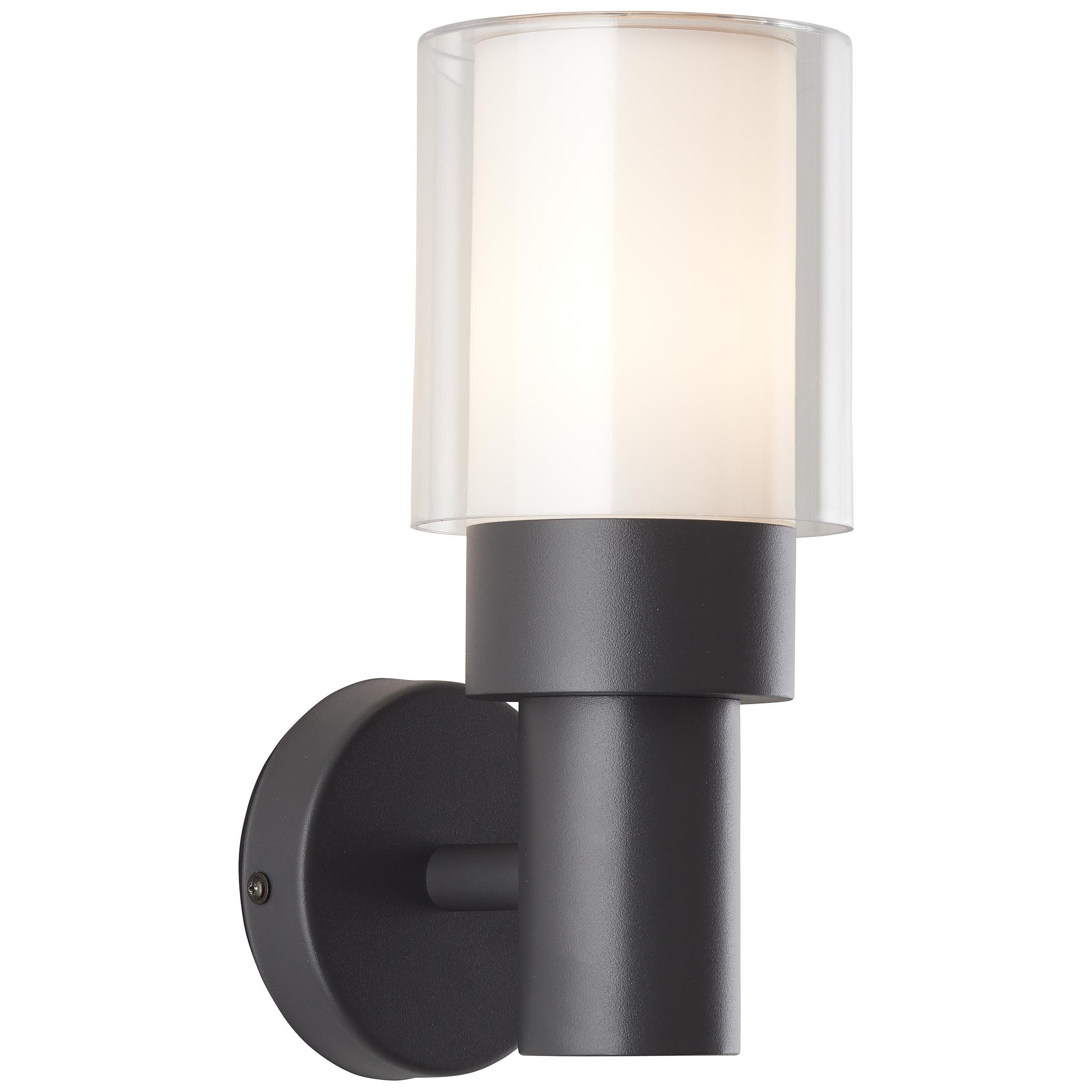 IP Arthus, 1x Außenwandleuchte stehend Brilliant anthrazit, Lampe, Arthus A60, LED 18W, E27, Außen-Wandleuchte