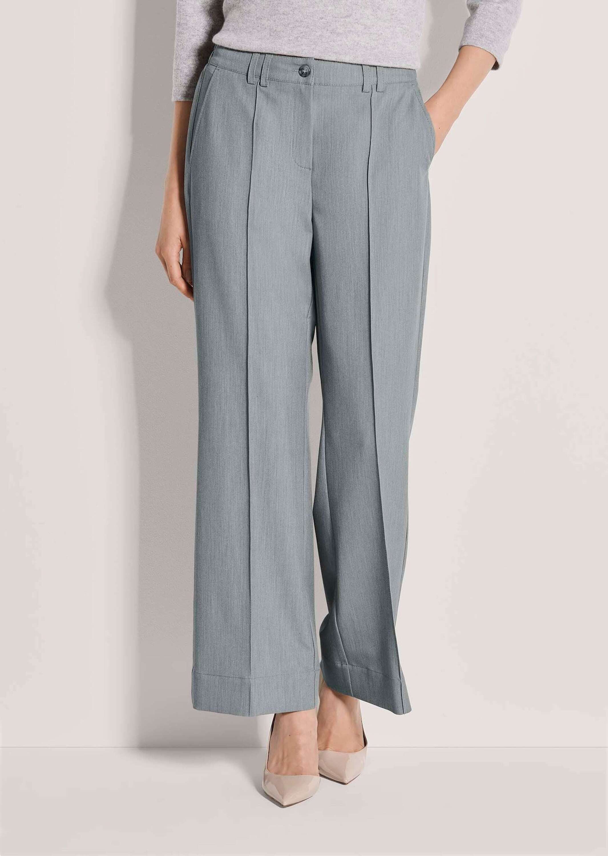 MADELEINE Stoffhose Kurzgröße: Stoffhose mit Biesen Jerseyhose mit Formbund günstig online kaufen