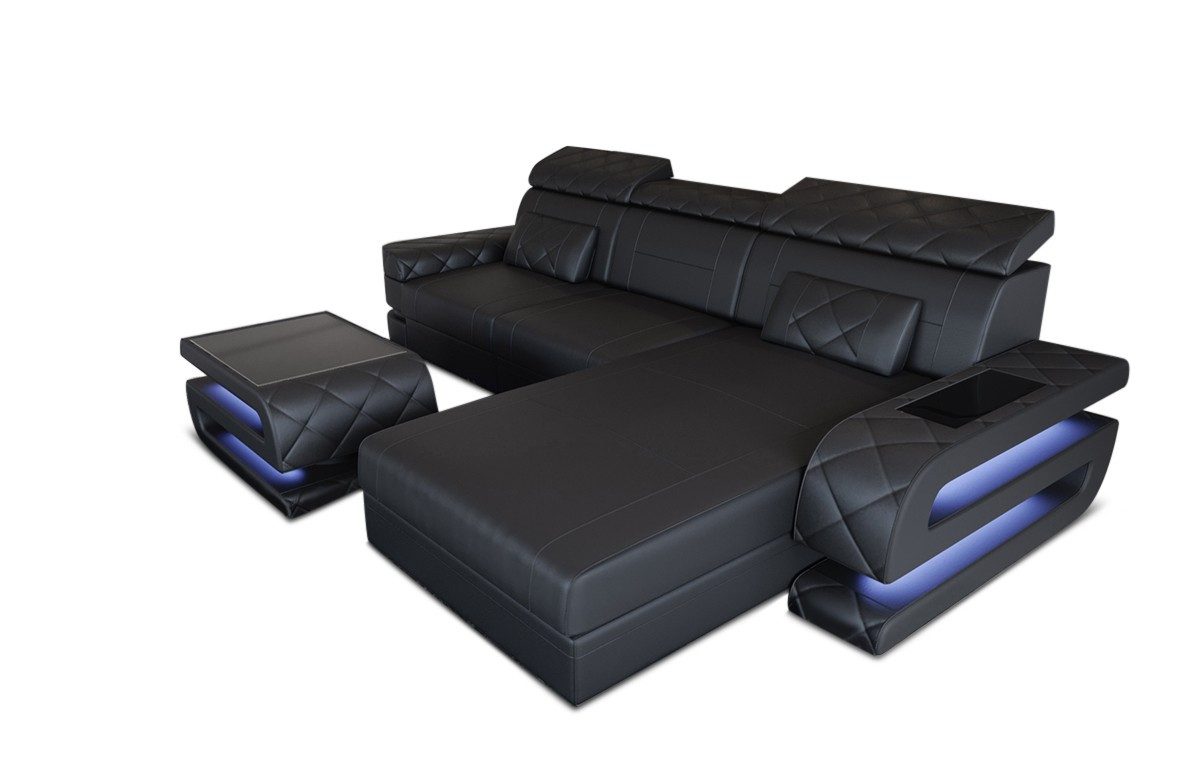 Sofa Dreams Ecksofa Ledersofa Bologna L günstig online kaufen