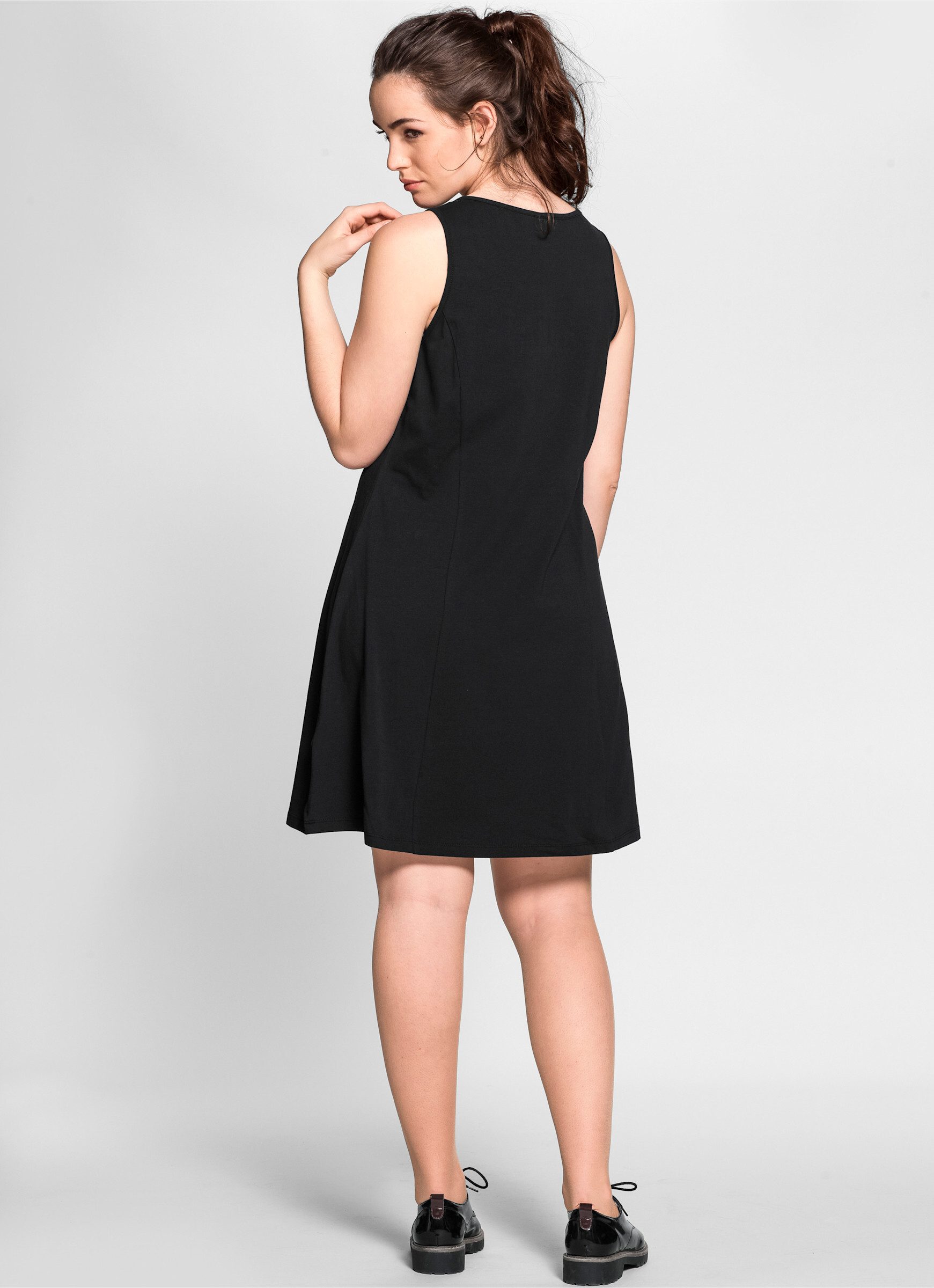 Sheego Jerseykleid A-Linien-Kleid . günstig online kaufen