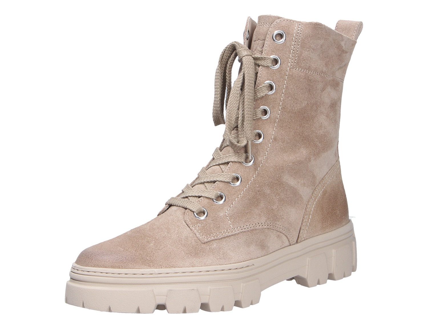 Paul Green Damen Schnürstiefel (Weiches Obermaterial) Echtleder