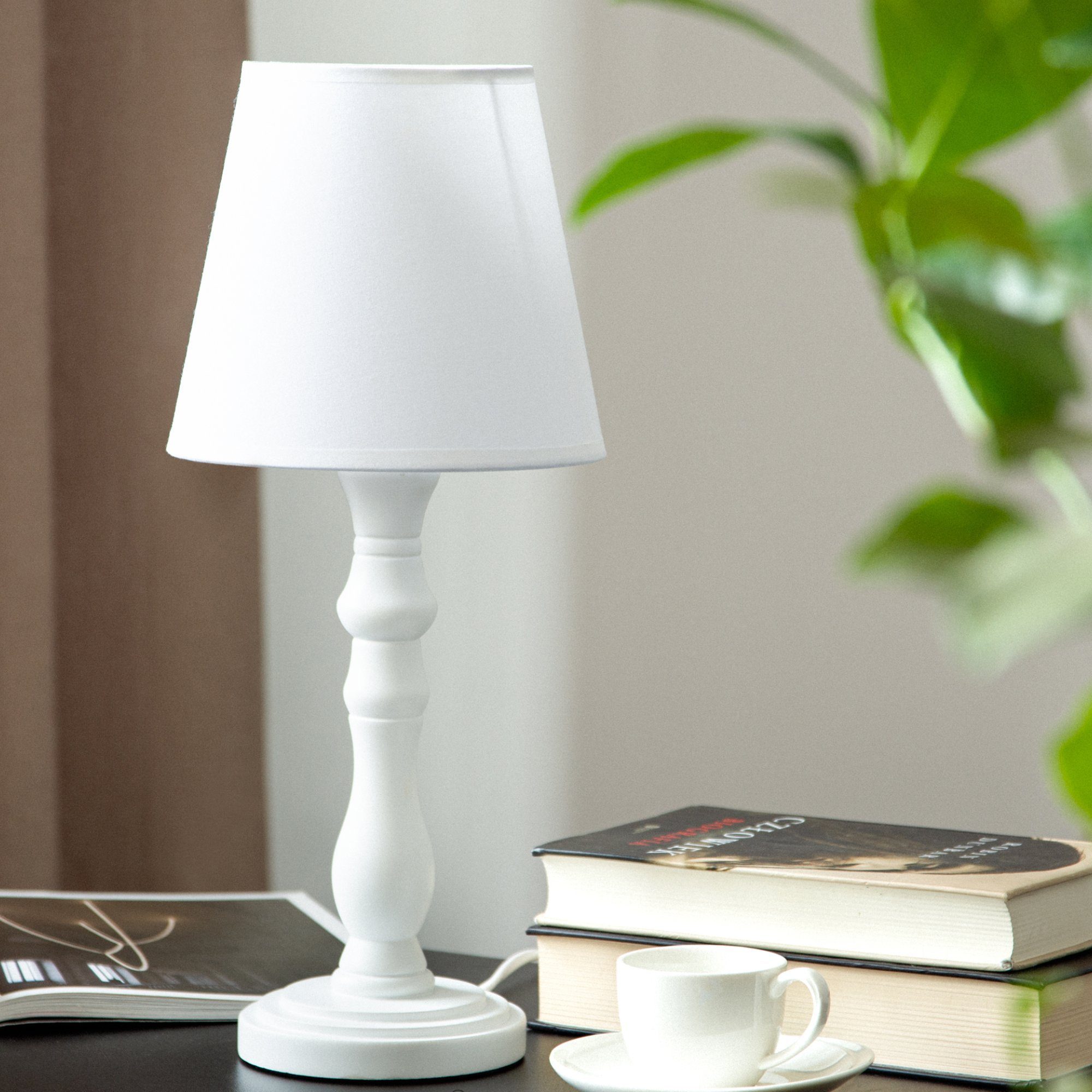 Konsimo Tischleuchte GITTA Tischlampe Tischleuchte, ohne Leuchtmittel | Tischlampen