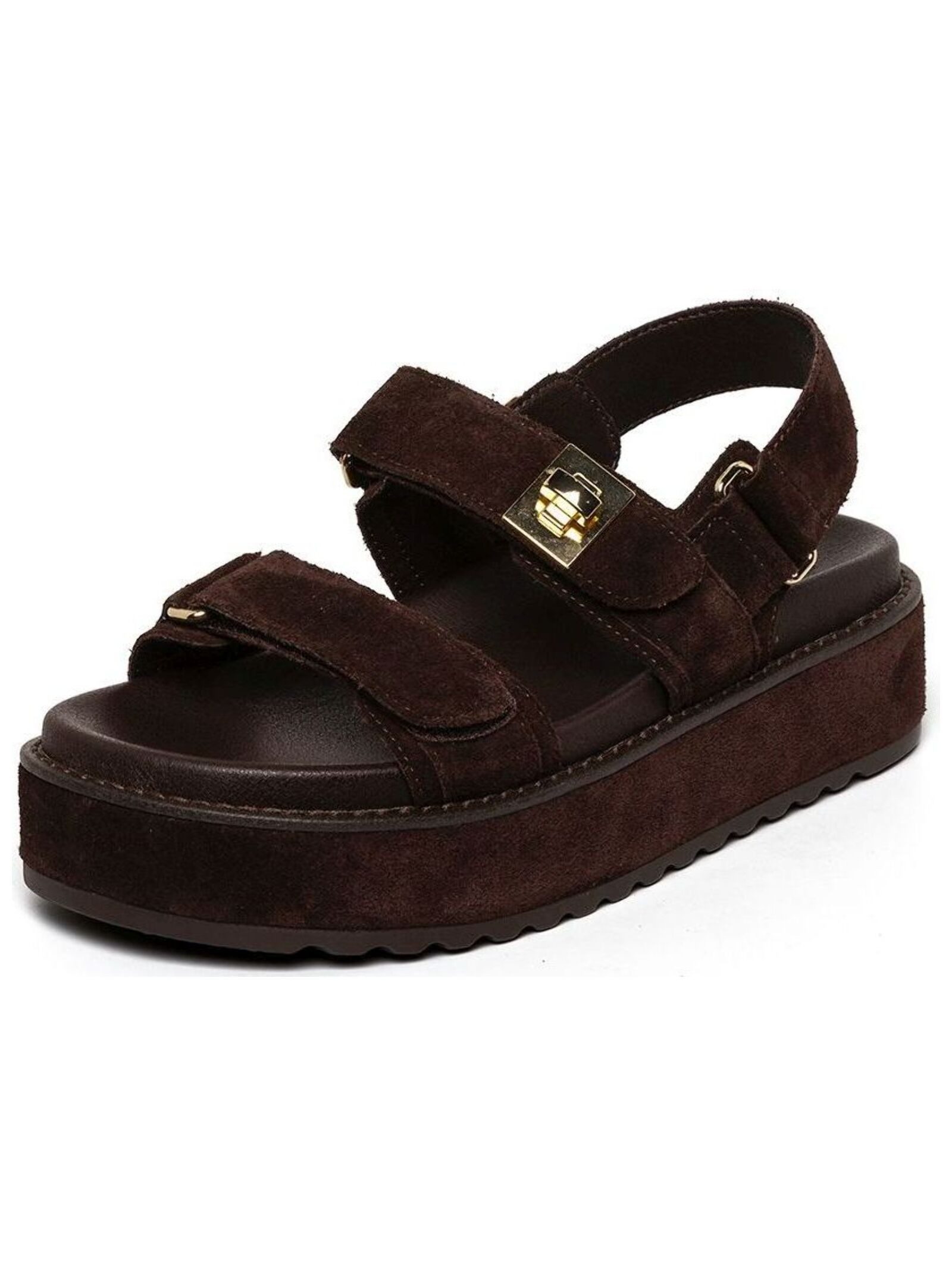 STEVE MADDEN STEVE MADDEN Sandalen Veloursleder Plateausandaletten