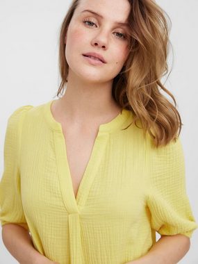 Vero Moda Shirtkleid Halbarm Midi Blusen Tunika Kleid VMNATALI (knielang, 1-tlg) 4096 in Gelb