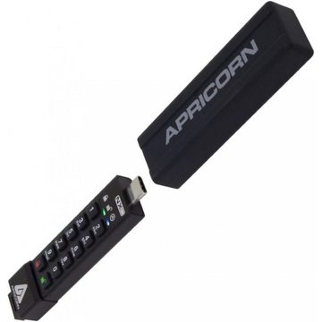 APRICORN Aegis Secure Key 3NXC - USB-Stick - schwarz USB-Flash-Laufwerk