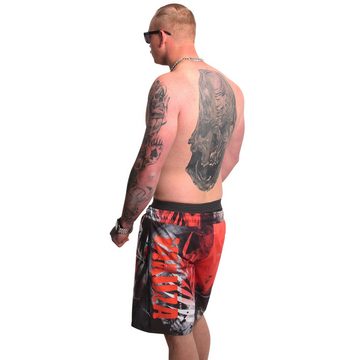 YAKUZA Boardshorts Ghost Allover mit Doppelbund