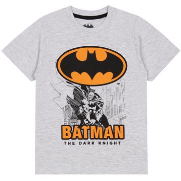 Sarcia.eu Pyjama Batman Sommer Schlafanzug für Jungen, kurzarm, grau-schwarz