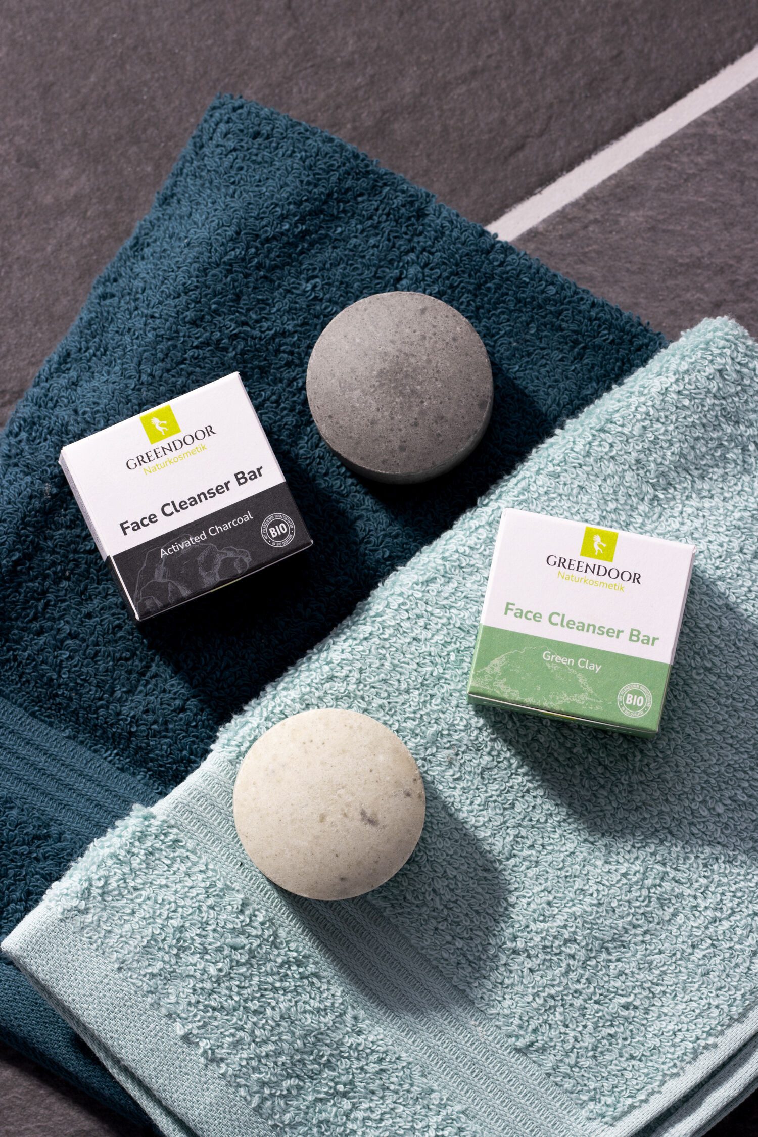 GREENDOOR Gesichtsseife Face Cleanser Bar Green Clay