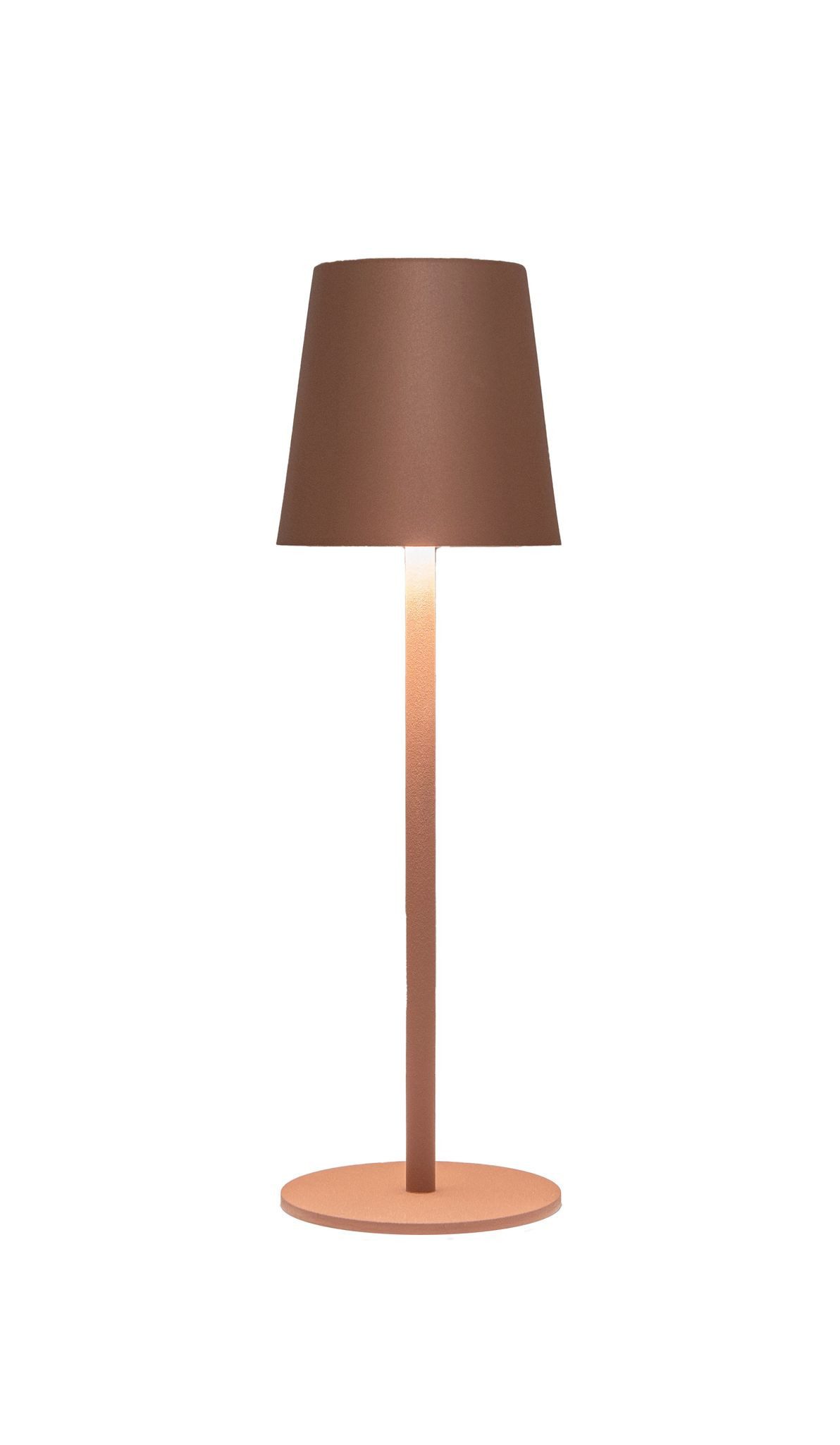 Coen Bakker Deco BV LED Außen-Tischleuchte Touch Tischlampe Dimmbar Akku IP44 Glatt Klein, Touch-Funktion, LED fest verbaut, Kaltweiß, Warmweiß, Tageslichtweiß