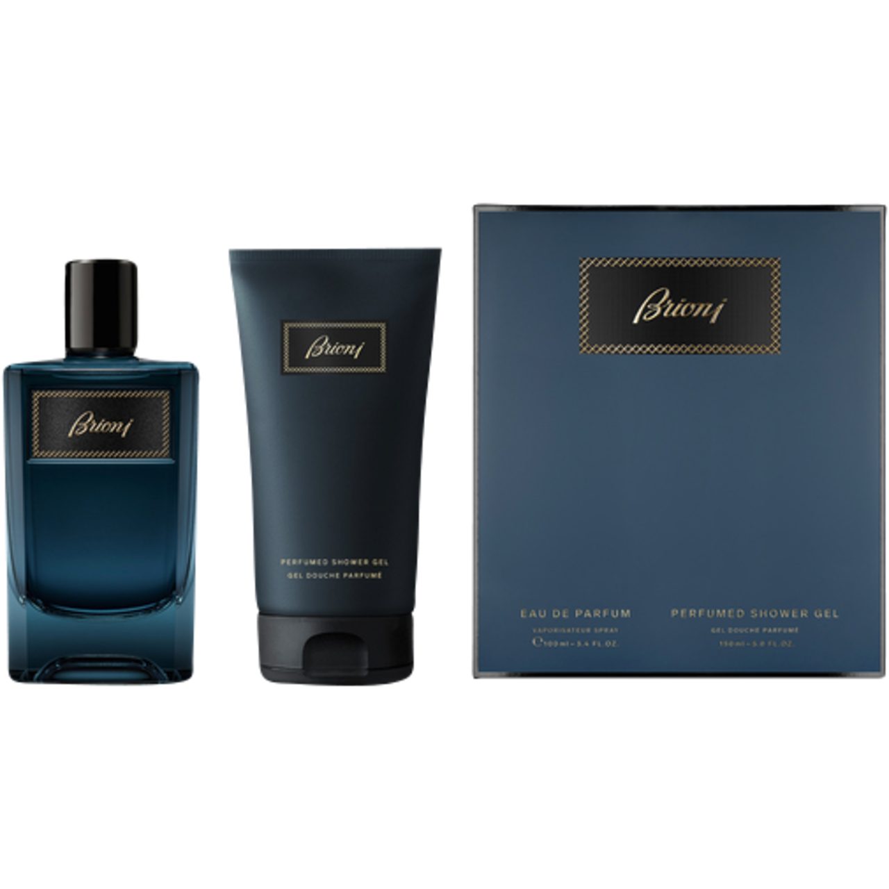 Brioni Duft-Set Set = EdP Nat. Spray 100 ml + Shower Gel 150 ml, 1-tlg.