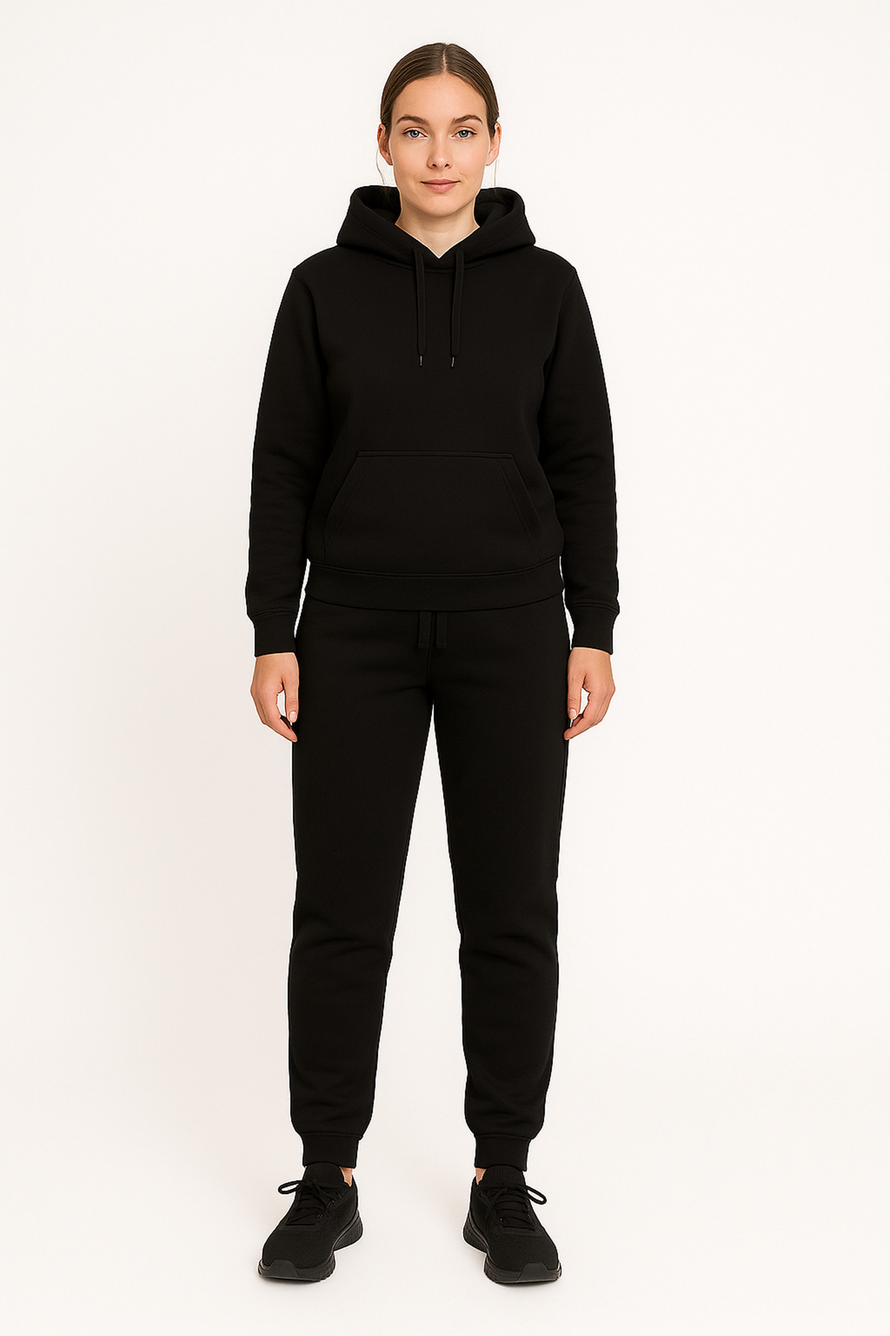 Banco Jogginganzug Damen Trainingsanzug mit Kapuzenpullover und Jogginghose (1x Kapuzenpullover 1x Sporthose), Sportanzug Damen 2-Teiler Set