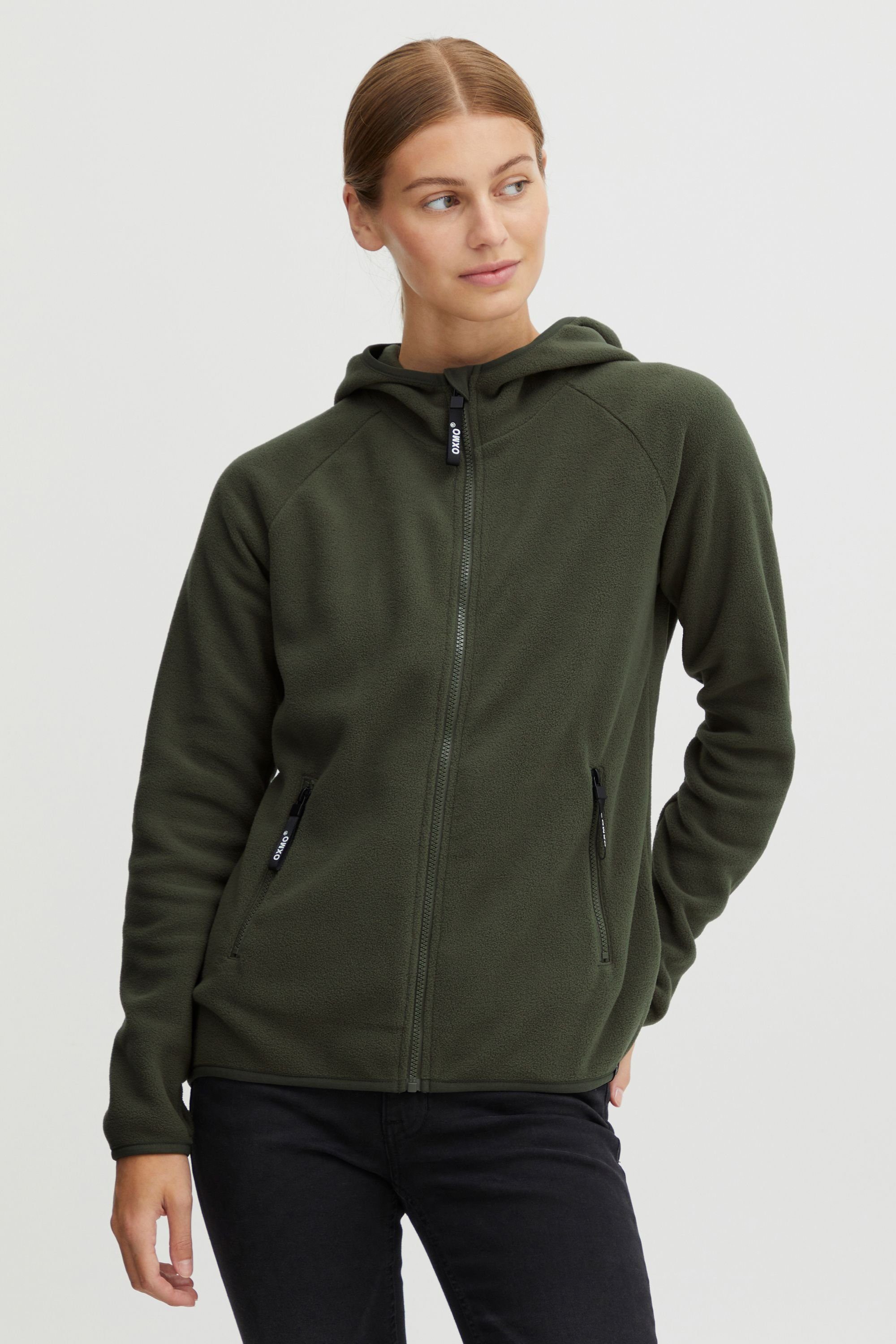 Green Fleecejacke OXFinja OXMO Ivy (190512)