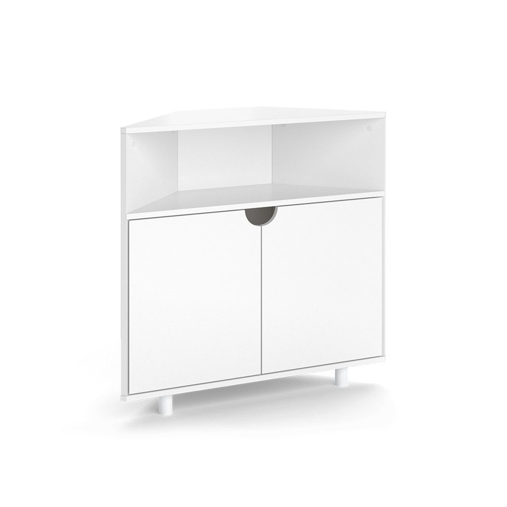 Vicco Kommode Inaro, Weiß, 79 x 76 cm mit 3 Fächern (1 St)